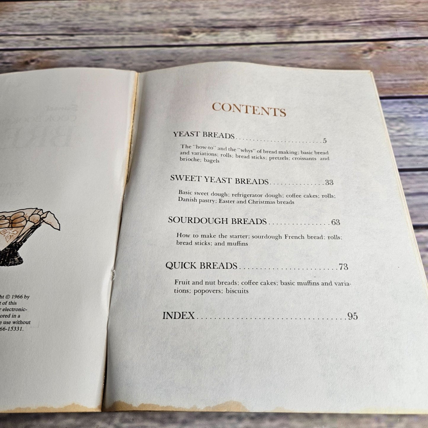 Vintage Cookbook Sunset Breads Recipes 1974 Sixteenth Printing Paperback Book Yeast Breads Sweet Sourdough Quick Breads