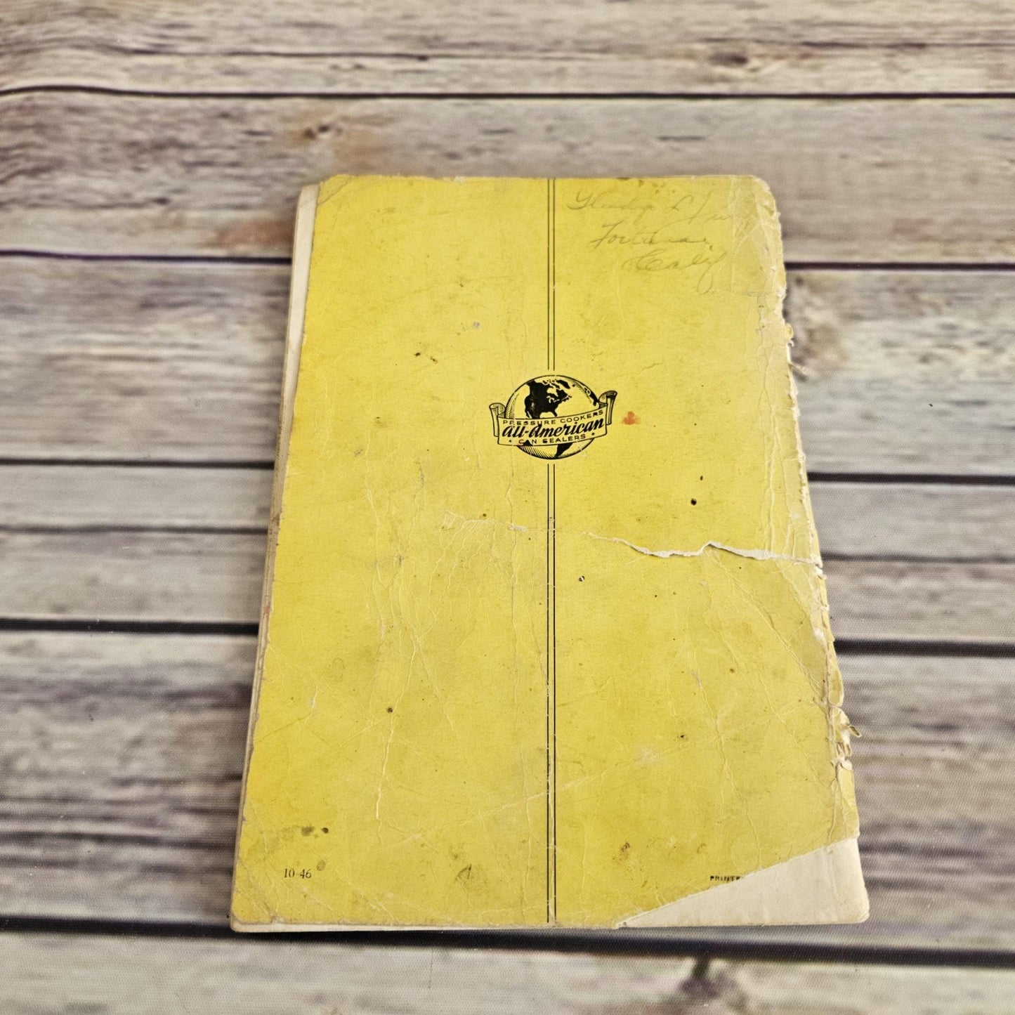 Vintage Canning Cookbook Recipes Wisconsin Aluminum Foundry Co The All American Way Booklet Food Preservation