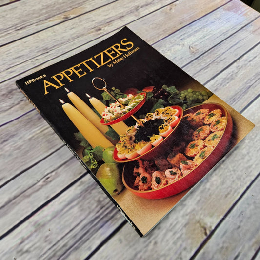 Vintage Appetizers Cookbook Appetizer Recipes HP Books 1980 Mable Hoffman Softcover Color Photos