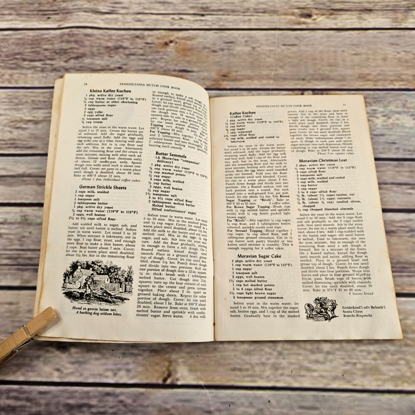 Vintage Cookbook Pennsylvania Dutch Cooking Traditional Dutch Recipes 1961 Paperback Booklet - At Grandma's Table