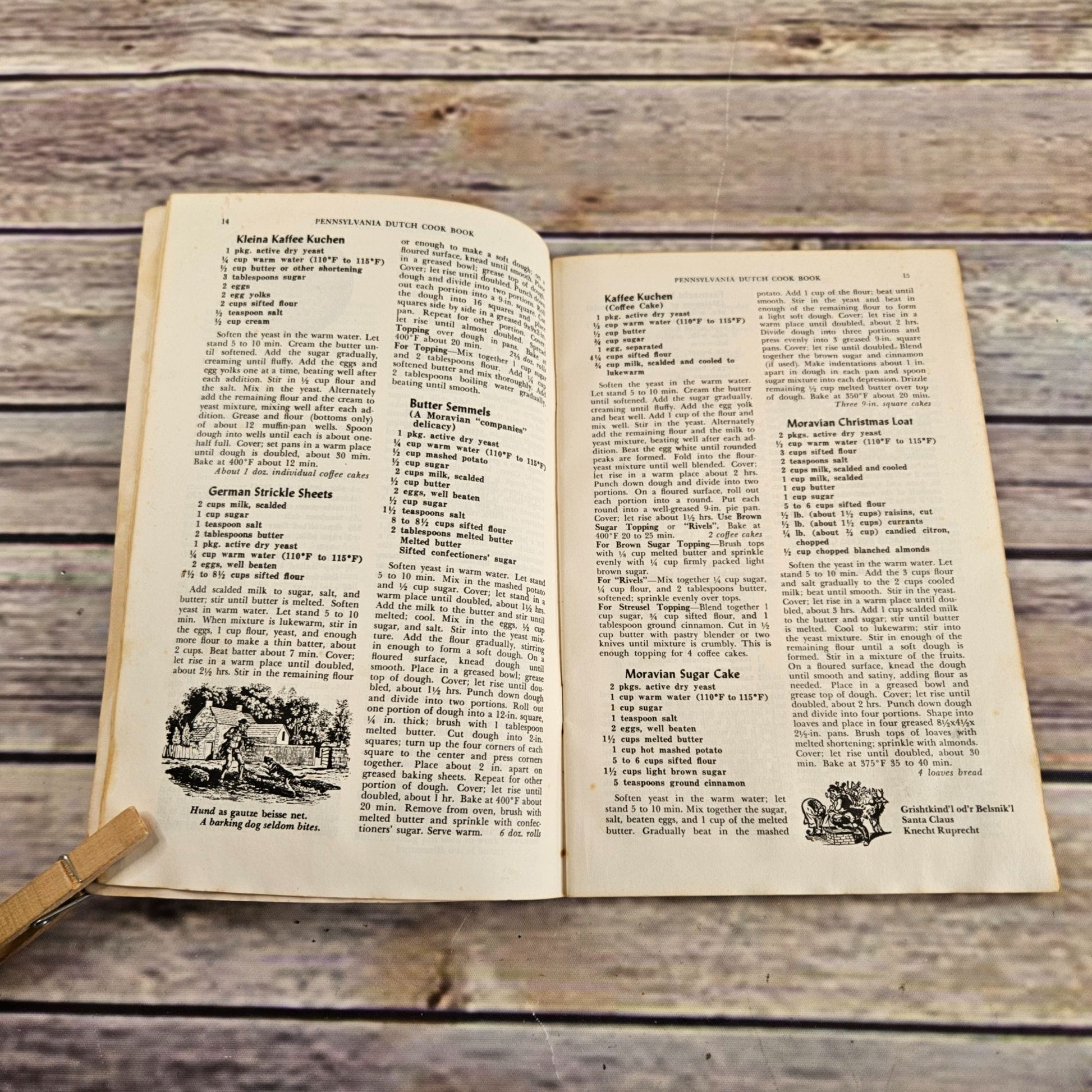 Vintage Cookbook Pennsylvania Dutch Cooking Traditional Dutch Recipes 1961 Paperback Booklet - At Grandma's Table