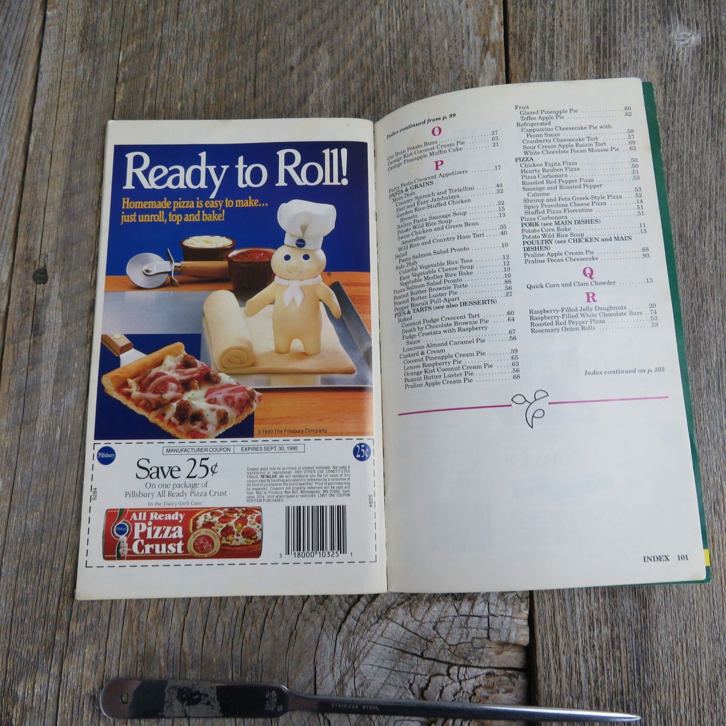 Bake Off Recipes 34th Cookbook Pillsbury 1990 Recipes Paperback Booklet Grocery Store Booklet Vintage Cookies Cakes