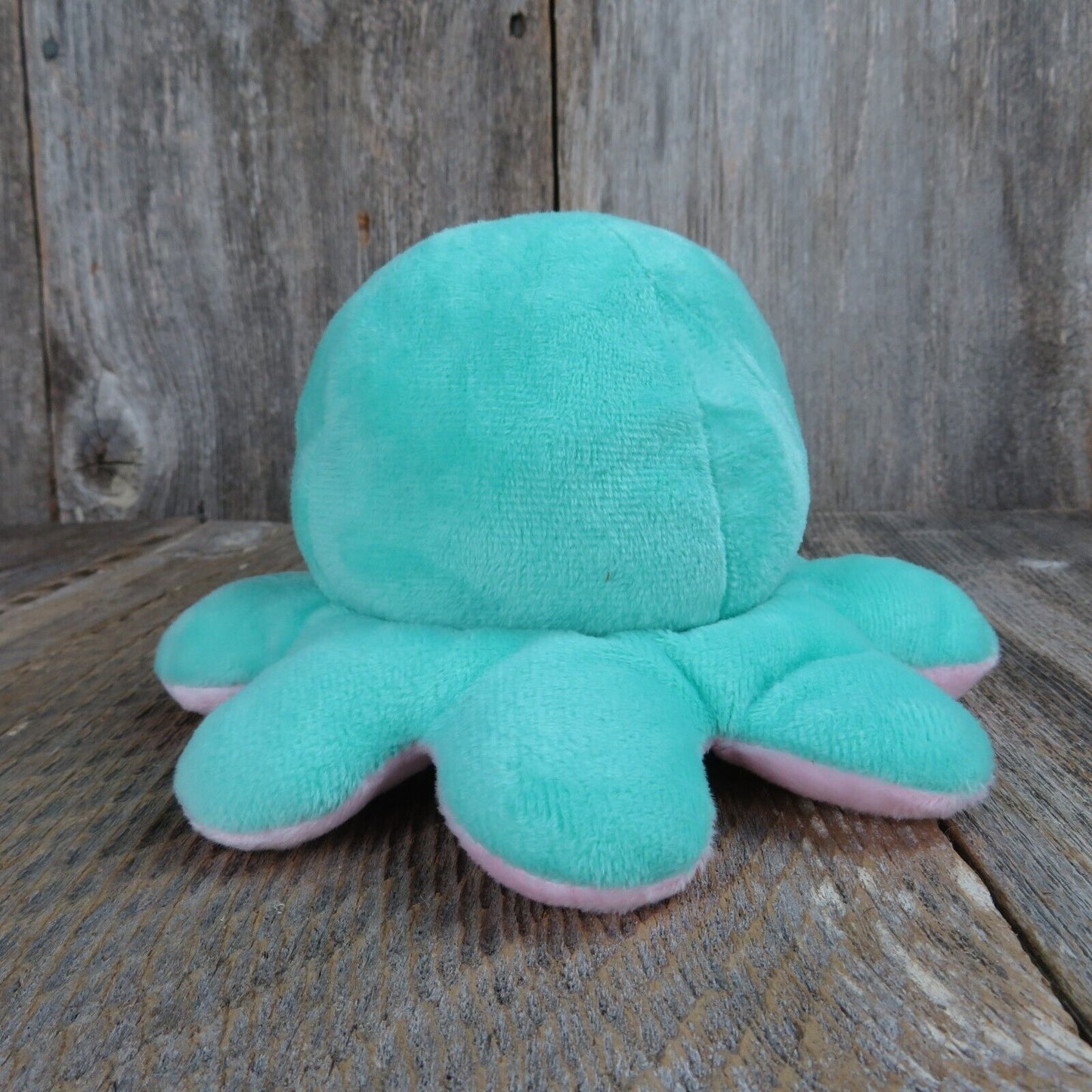Emotions Octopus Plush Pink Green Goffa Reversible Learning Feelings Stuffed