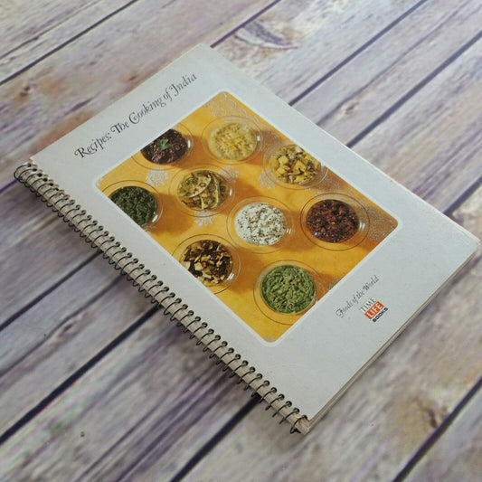 Vtg Indian Cookbook Recipes The Cooking of India  Life Books Foods of the World 1969 Spiral Bound Indian Food Recipes