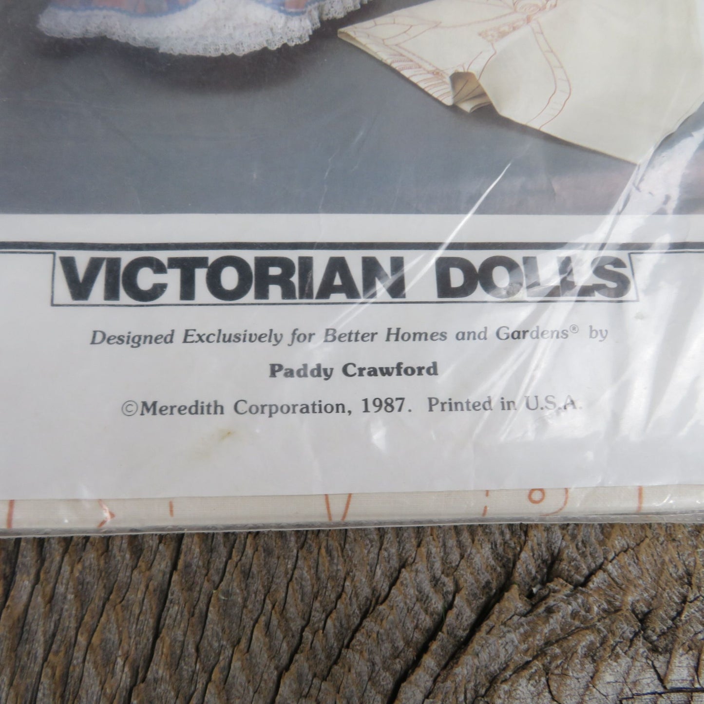 Victorian Dolls Fabric Panel Cut N Sew Stuffed Doll Better Homes and Gardens Paddy Crawford Meredith Corporation 1987