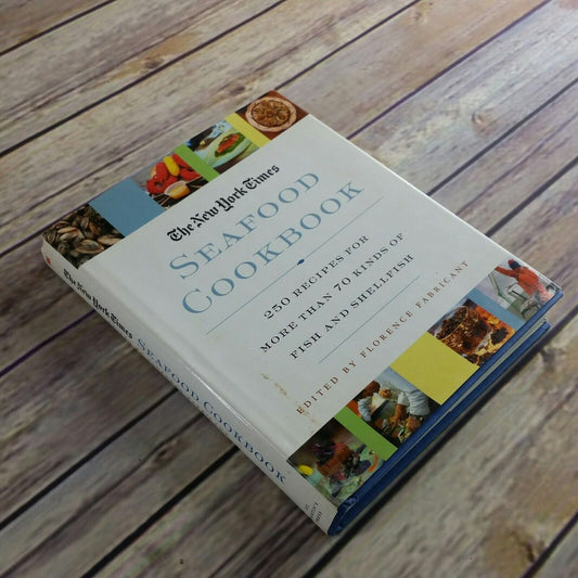 New York Times Seafood Cookbook 250 Seafood Recipes 2003 Hardcover Fish Shellfis