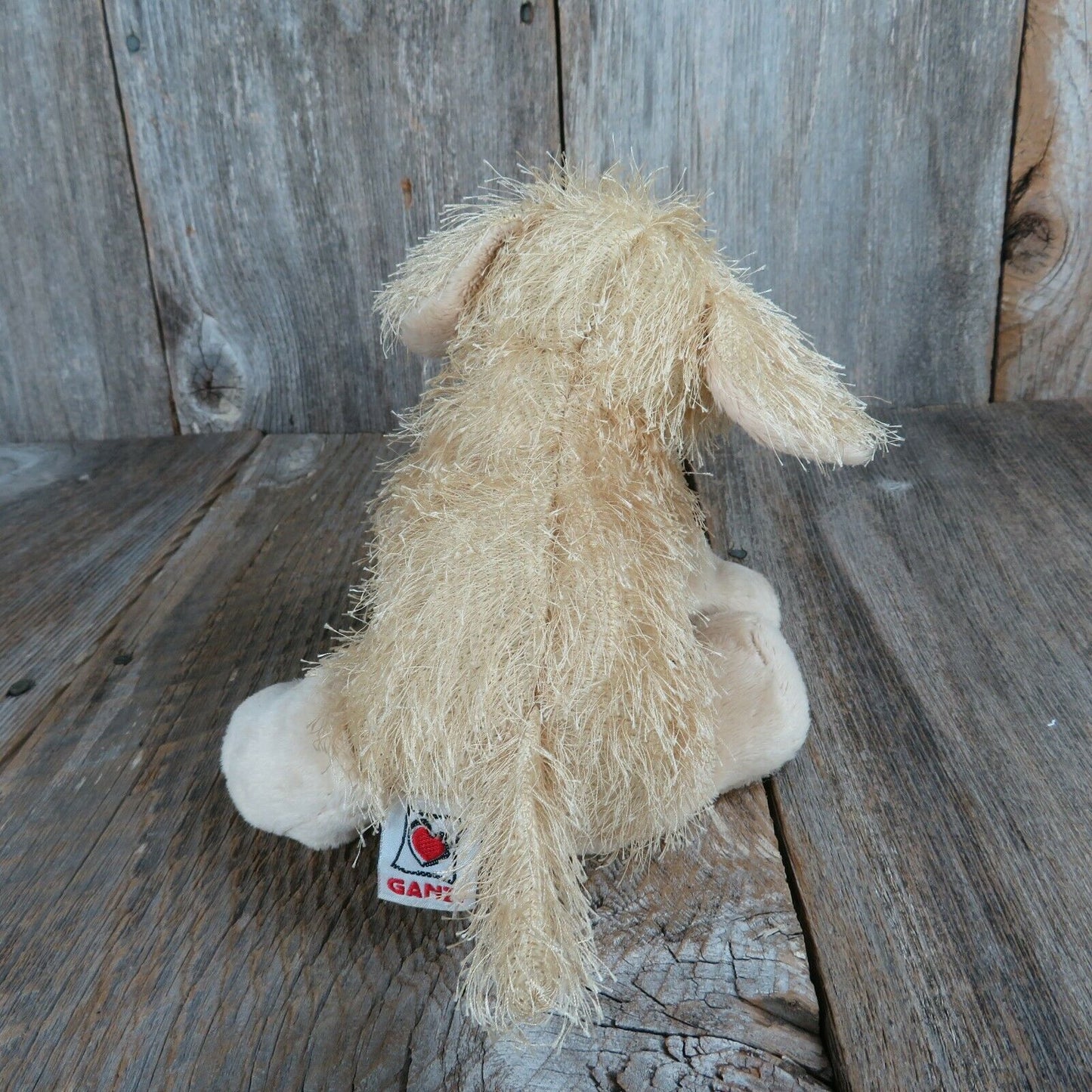 Fuzzy Golden Retriever Dog Plush Ganz Webkinz Puppy Stuffed Animal