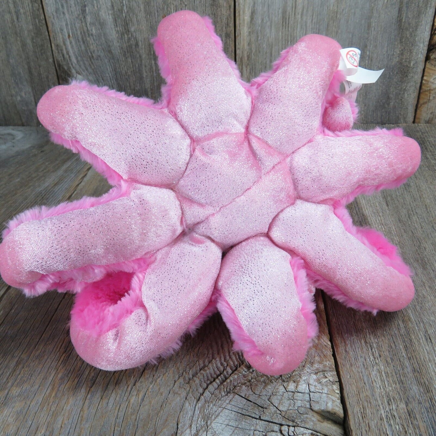 Pink Octopus Plush Eye Lashes Bow The Petting Zoo Sparkles Stuffed Animal 2018