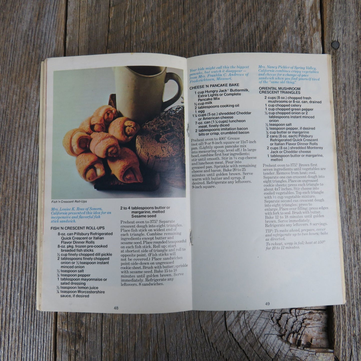 Bake Off Cook Book Pillsbury 26th Annual Winning Recipes 1975 Paperback Booklet Grocery Store Booklet Vintage Cookies Cakes