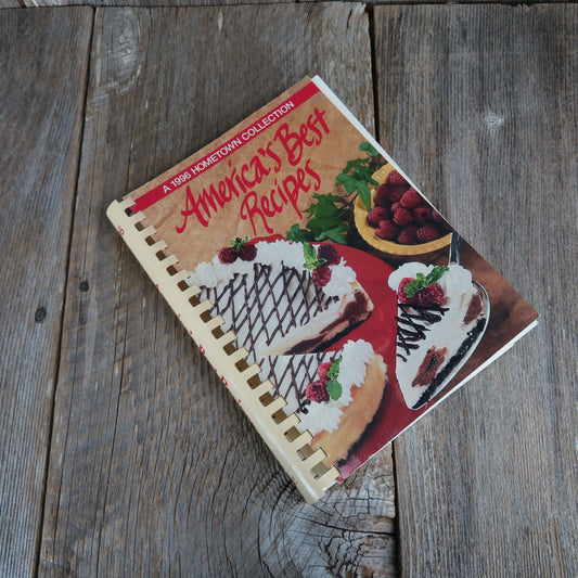 Vintage America's Best Recipes 1996 Hometown Collection Cookbook Oxmoor House Spiral Bound Book Series