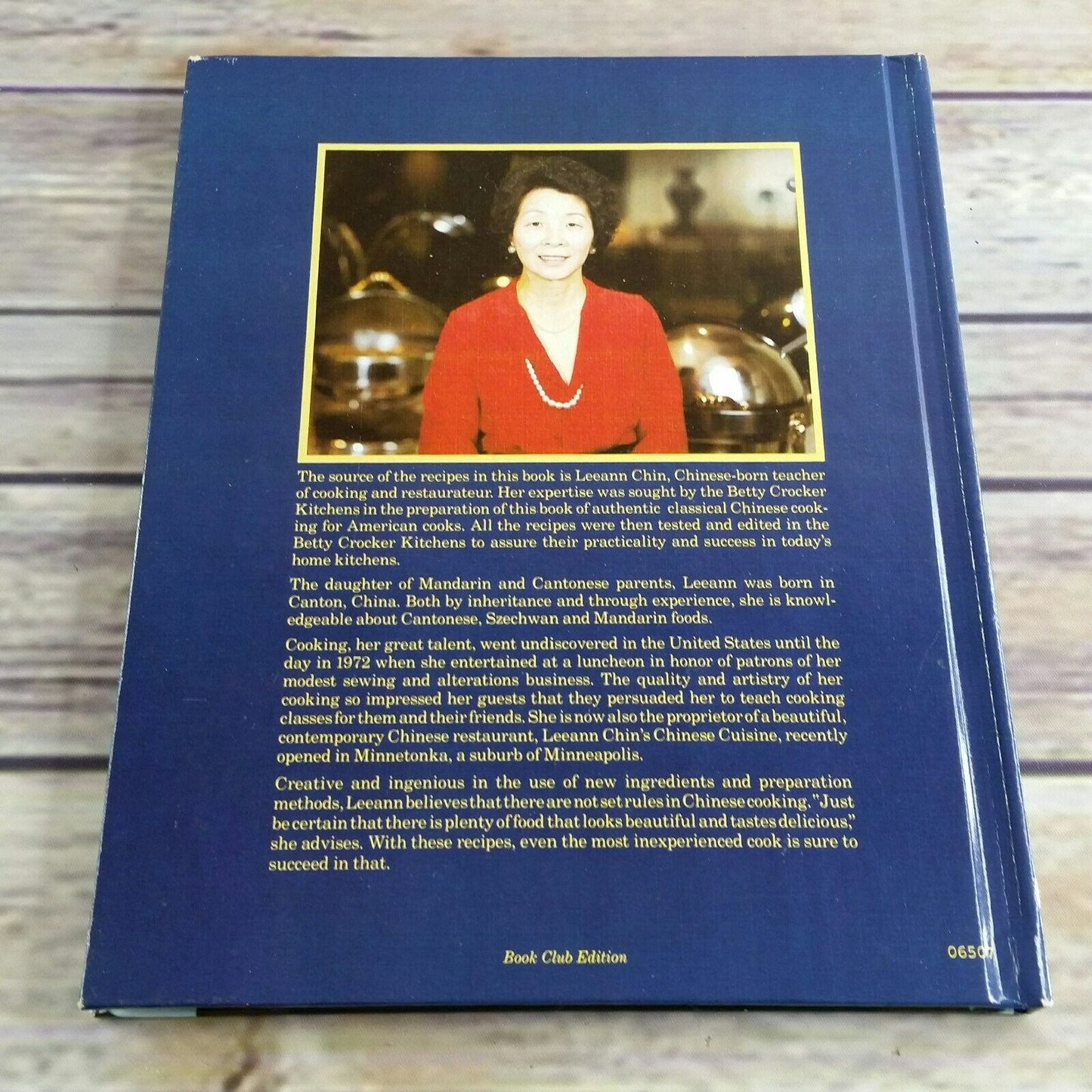 Vintage Cookbook Betty Crocker Chinese Cookbook 1981 Hardcover Leeann Chin No Dust Jacket