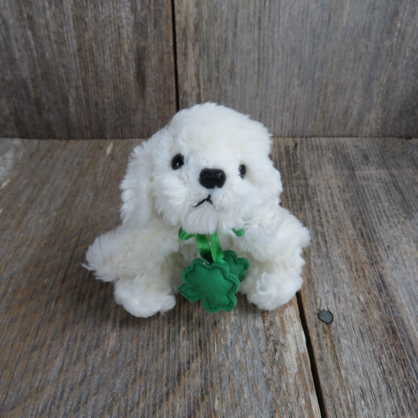 Russ Dog Muffin Bichon Frise Maltese Puppy White Shamrock Irish St Patrick's