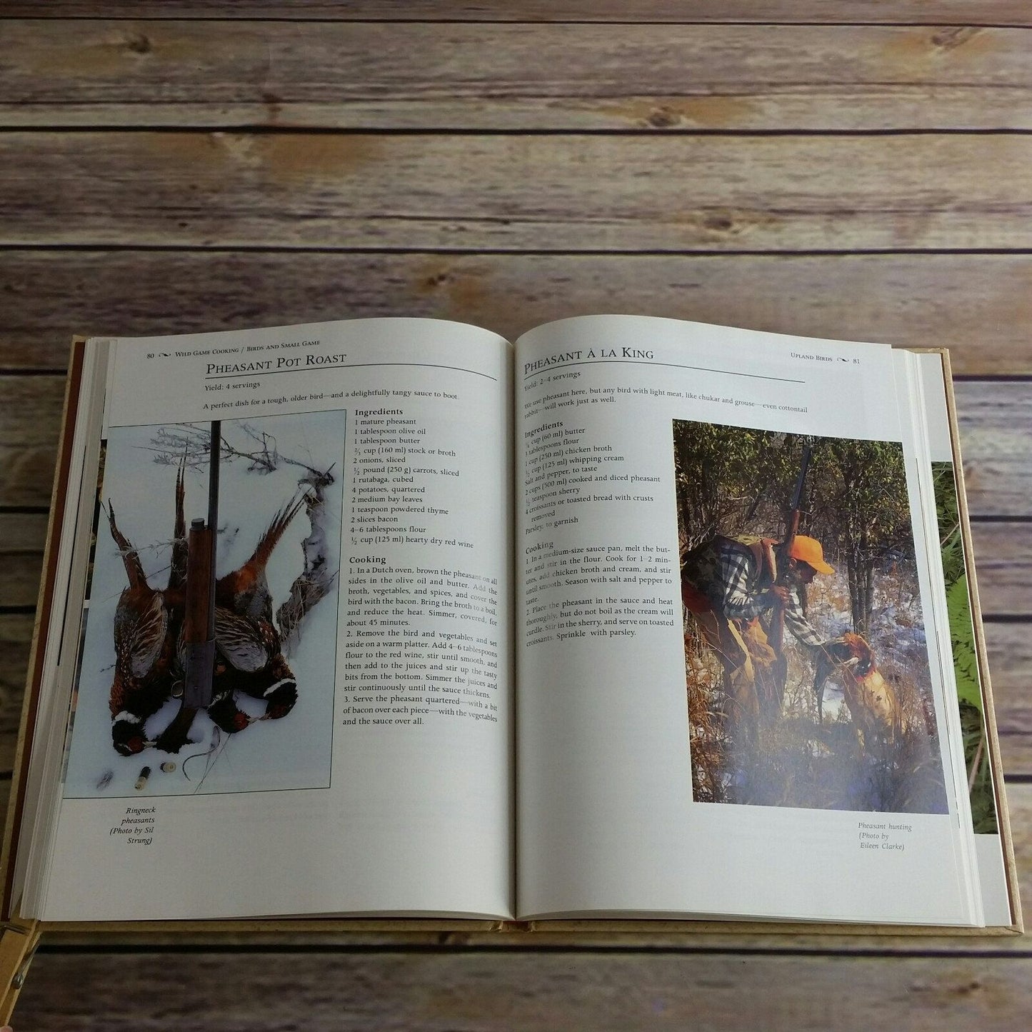 Vintage Cookbook The Art of Wild Game Cooking 1995 Eileen Clarke Sil Strung The Fish and Game Kitchen Hardcover