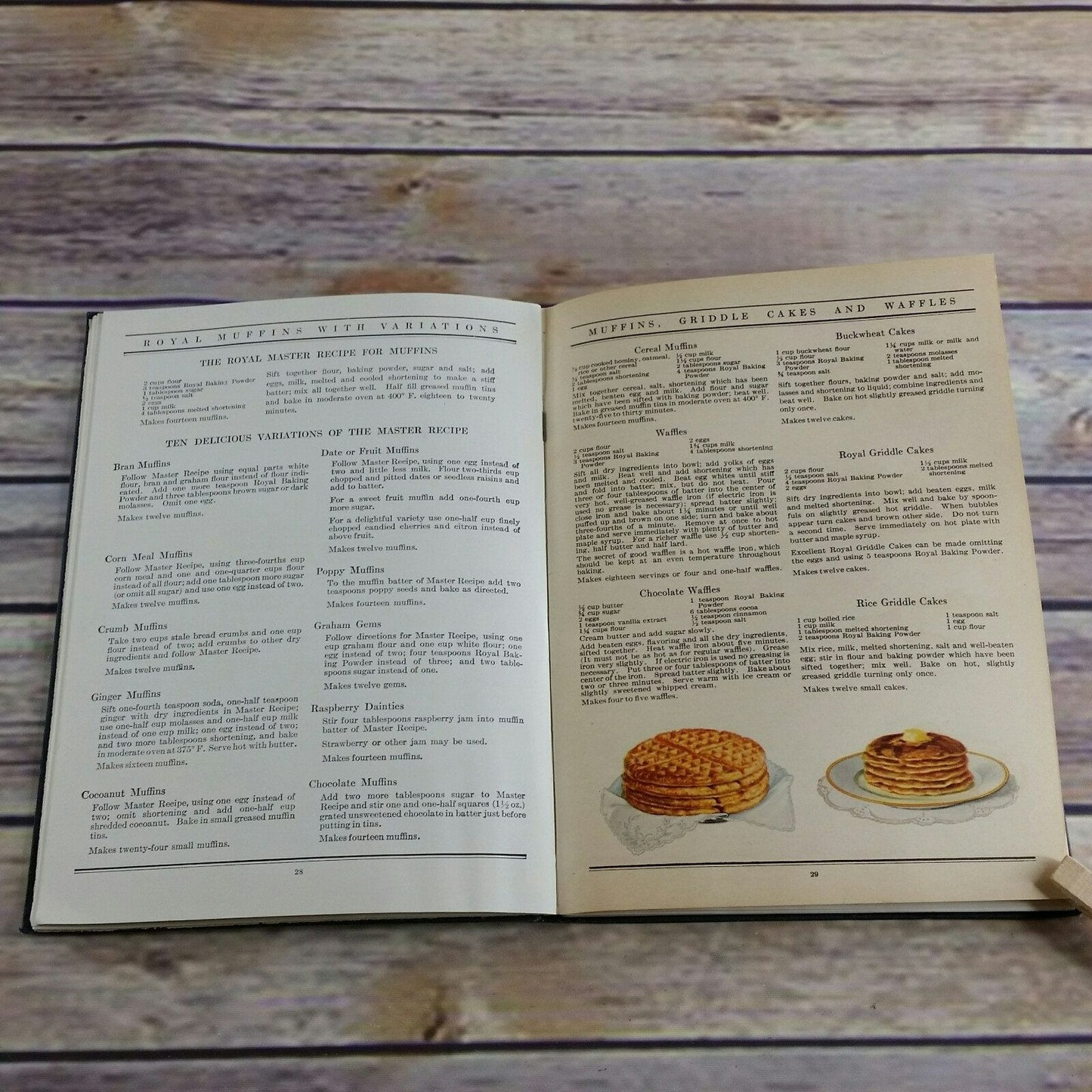 Vintage Cookbook Any One Can Bake Royal Baking Powder Co 1928 1st Edition Anyone Hardcover
