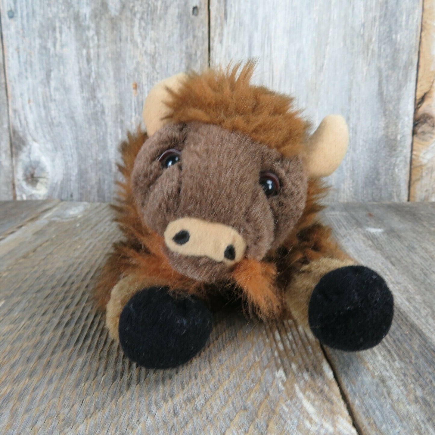 Bison Buffalo Plush Bull Wishpets Paquito 2005 Stuffed Animal Toy Souvenir Park