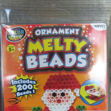 Load image into Gallery viewer, Christmas Melty Beads Ornament Kit Set Santa Tree 200 Beads Each Ages 5+