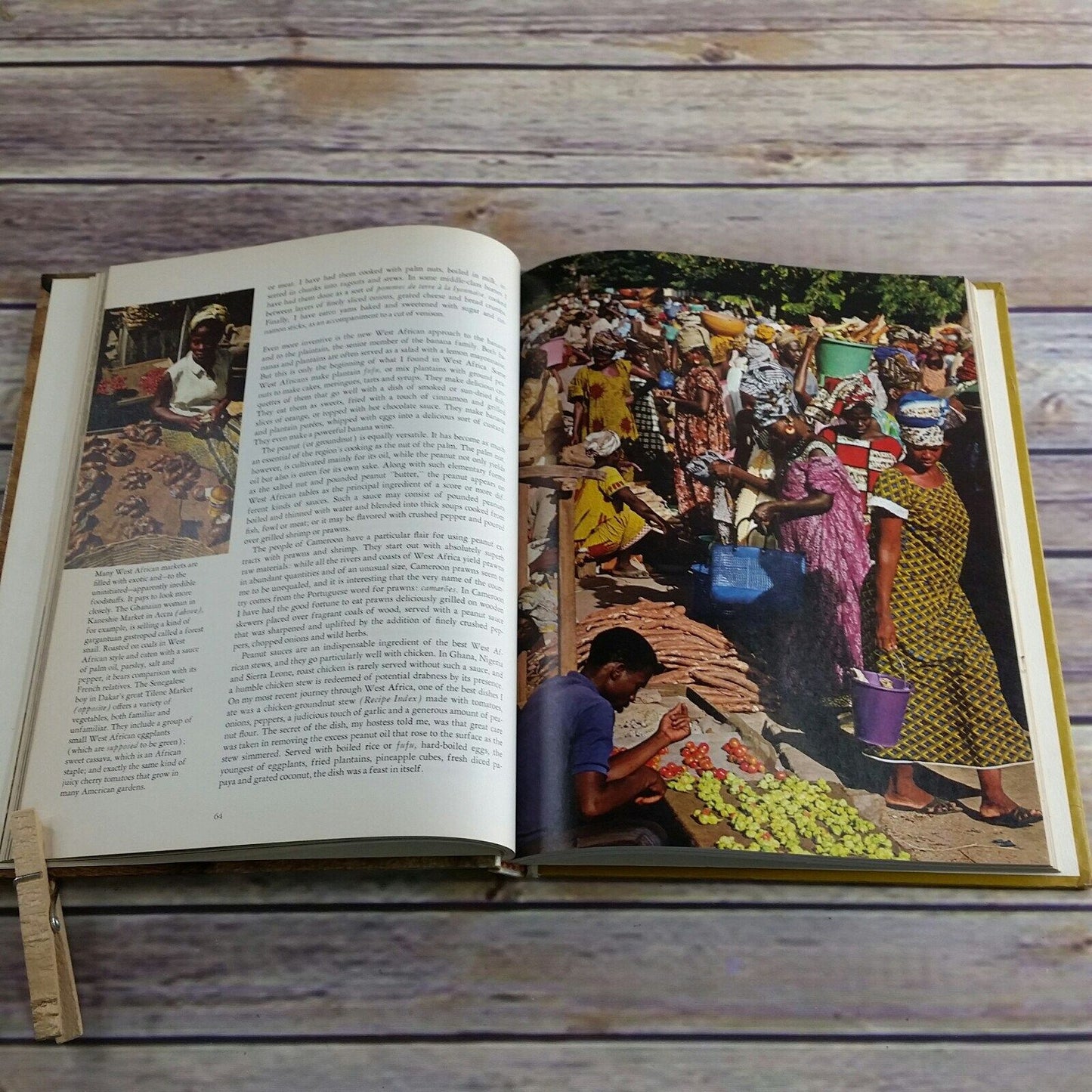 Vtg African Cooking Life Books Foods of the World 1970 Hardcover African Food Recipes History and Information