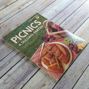 Vintage Cookbook Sunset Picnics Tailgate Parties 1982 Paperback Book Menus on the Move Heart of the Picnic Sweet Conclusions