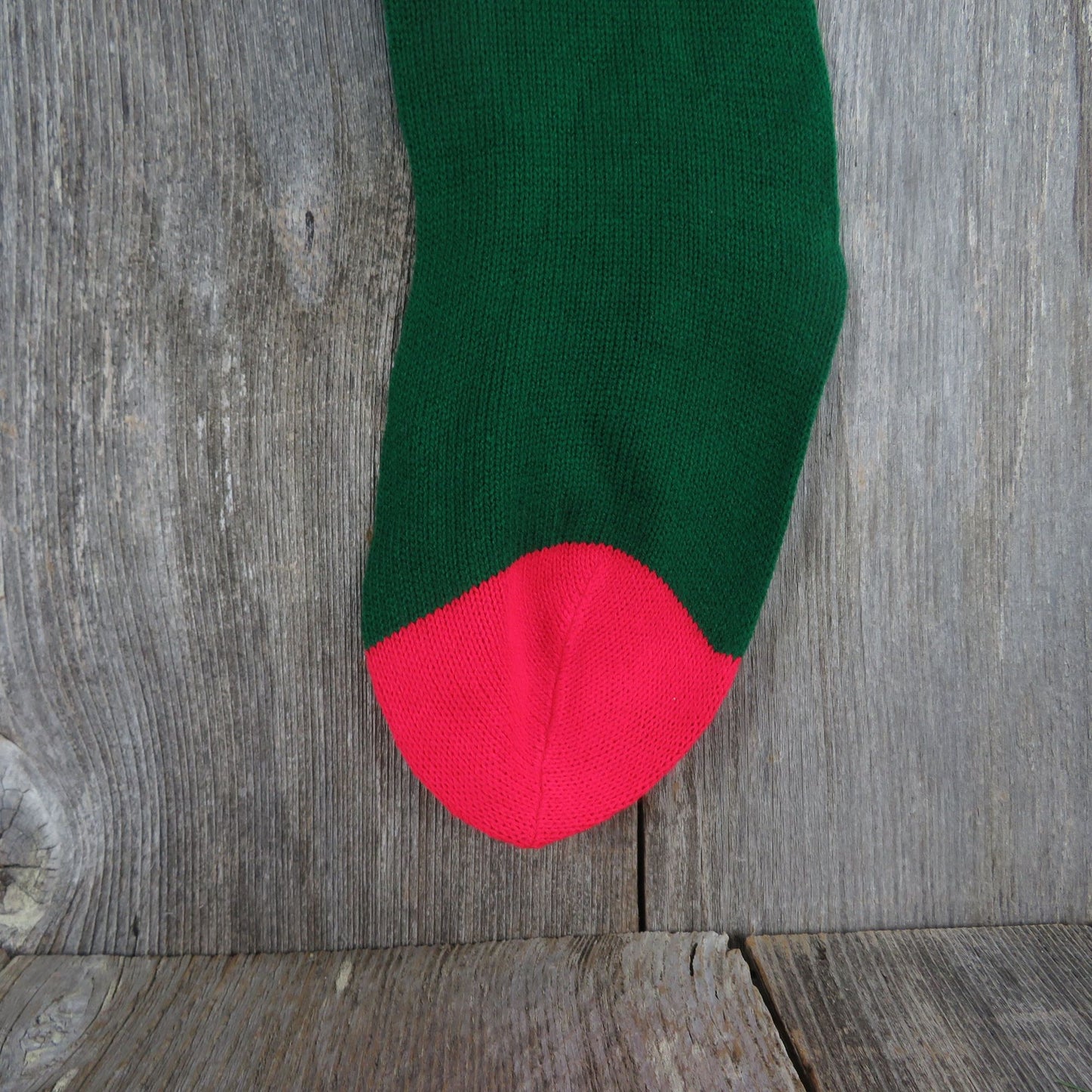 Vintage Schnauzer Scottish Terrier Dog Stocking Merry Christmas Scottie Red Green Knitted Blue Red st360