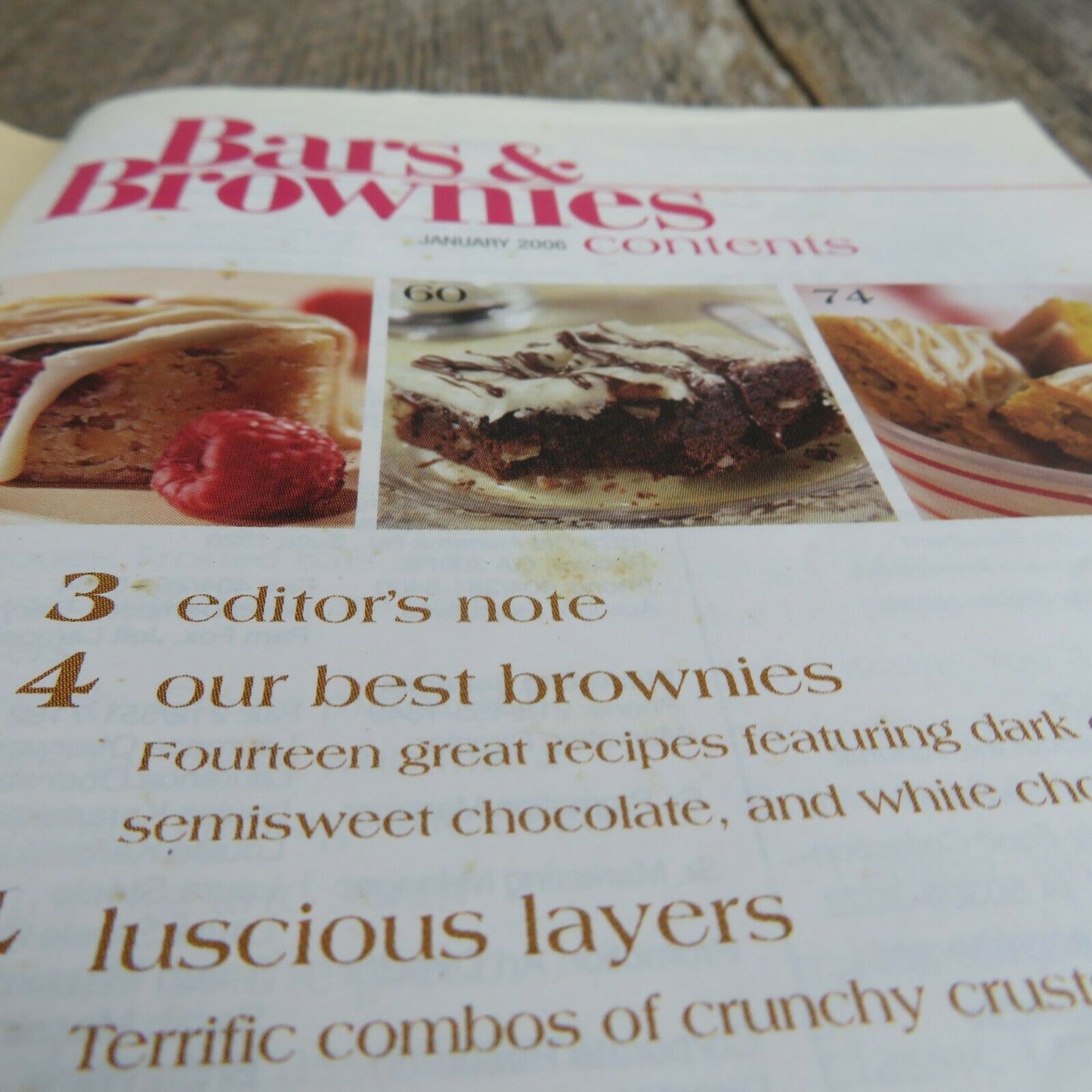 Bars & Brownies Cookbook Recipe Cards Better Homes Gardens Pamphlet Booklet