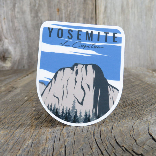 Yosemite National Park Sticker California El Capitan Mountain Color Waterproof Travel Souvenir Water Bottle Laptop