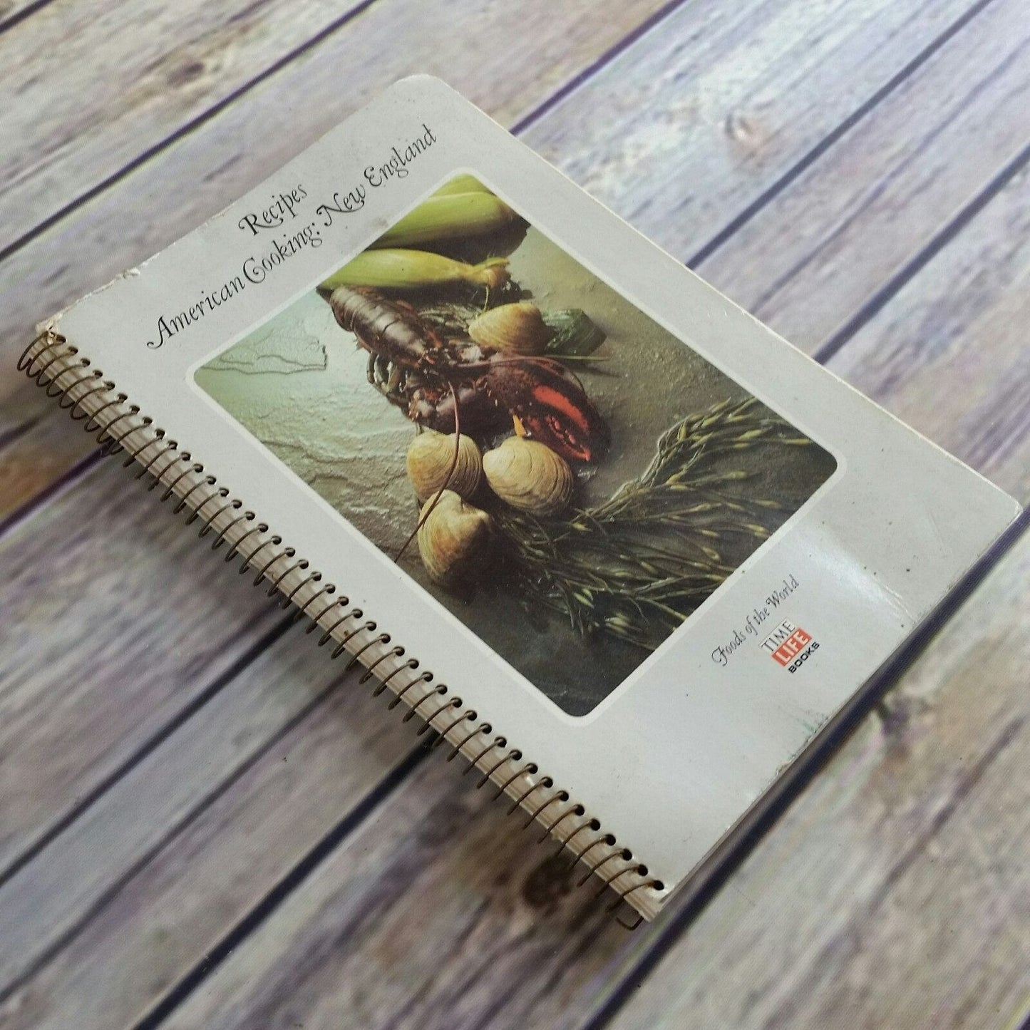 Vintage Cookbook New England American Cooking Recipes Time Life Books Foods of the World 1970 Spiral Bound New England Recipes
