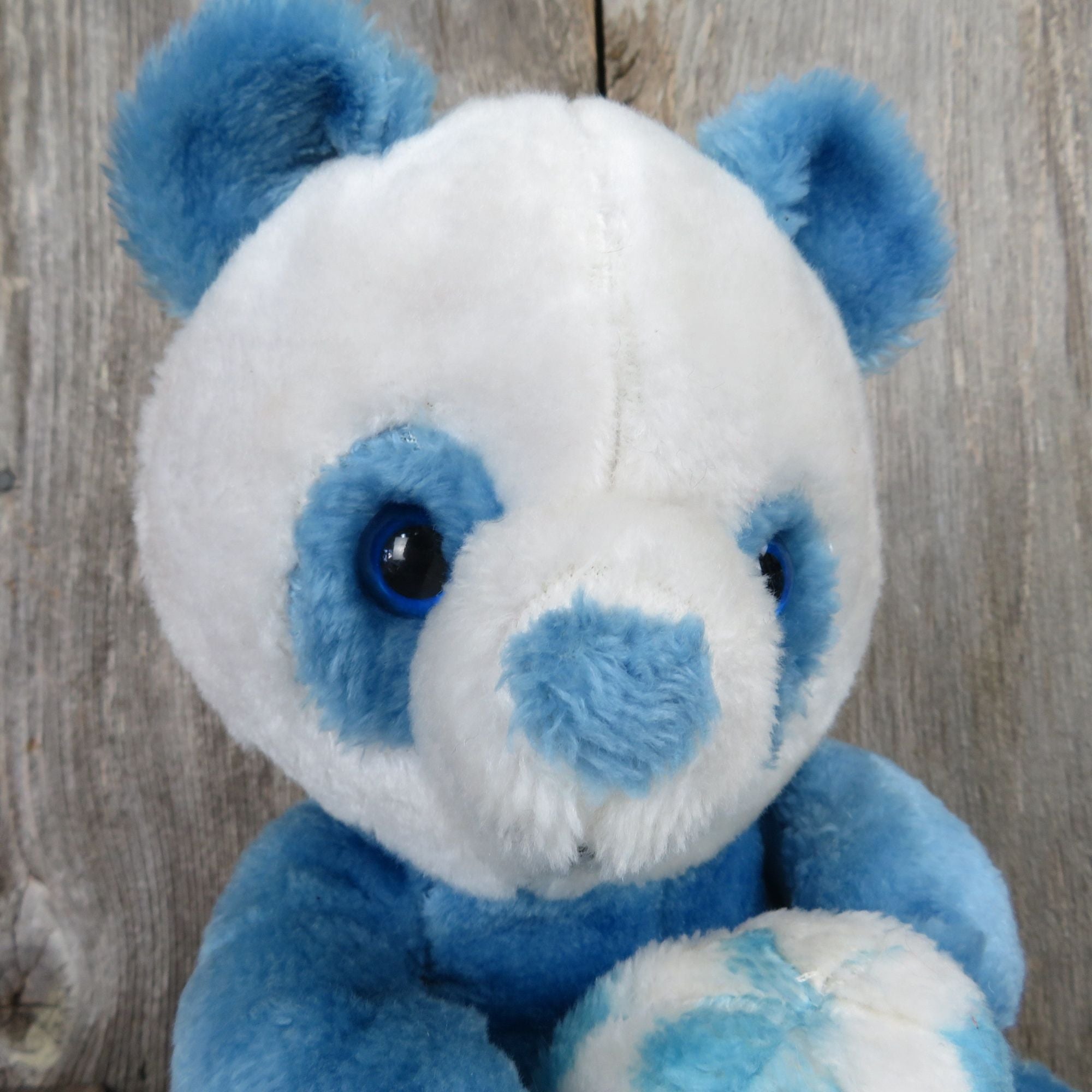 BLUE PANDA Get Well Soon Teddy Bear, Stuffed Animal Gift (9.25 x 8 x 6 in,  White)