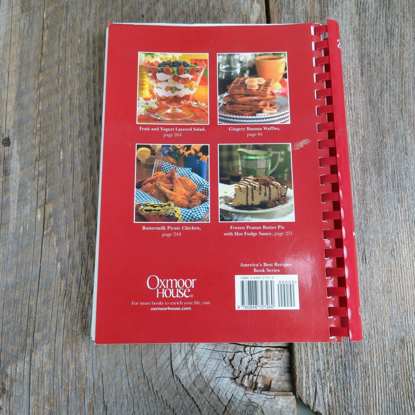 America's Best Recipes 2003 Hometown Collection Cookbook Oxmoor House Spiral