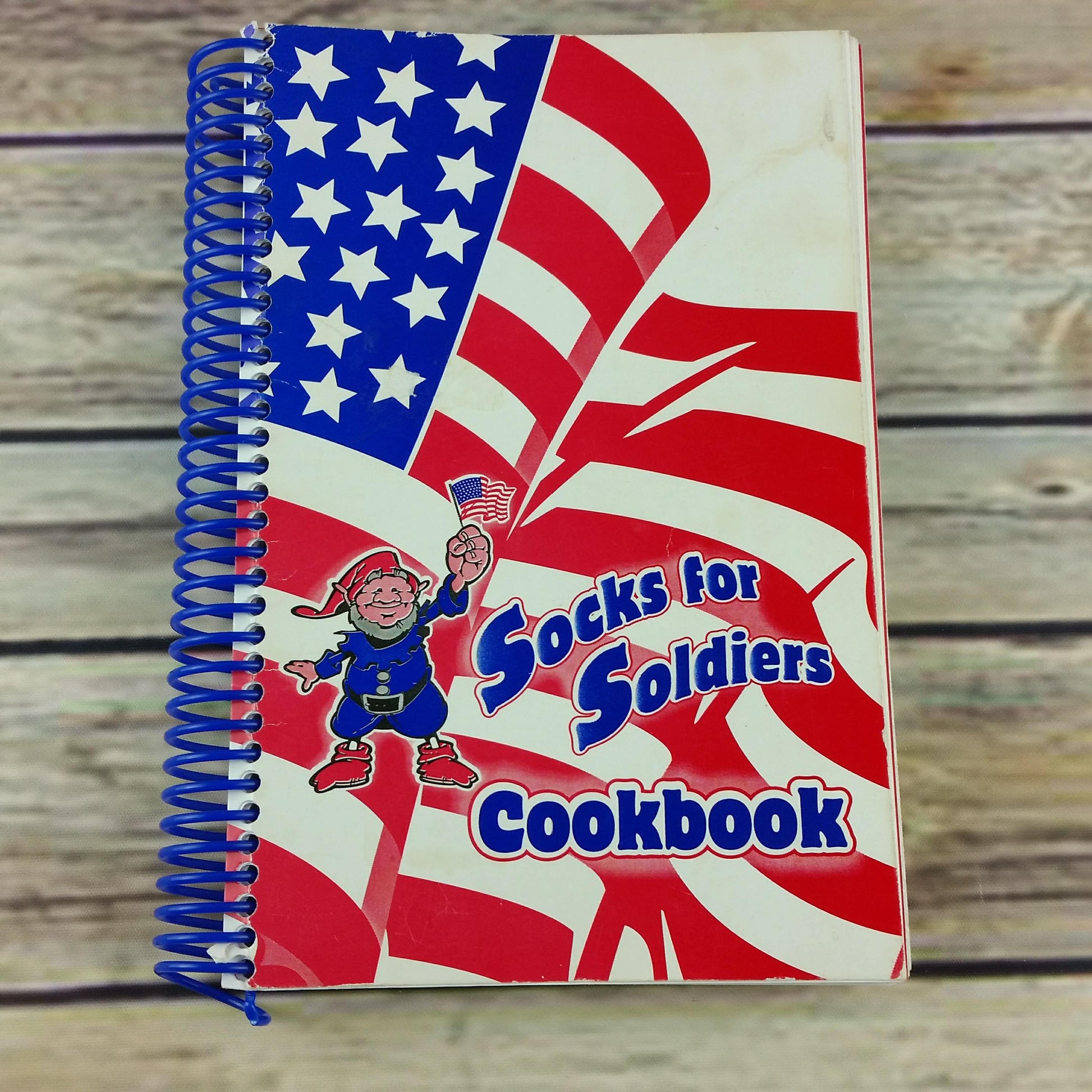 Socks For Soldiers Cookbook Book 1 USA Military Support our Troops 2005 Spiral - At Grandma's Table