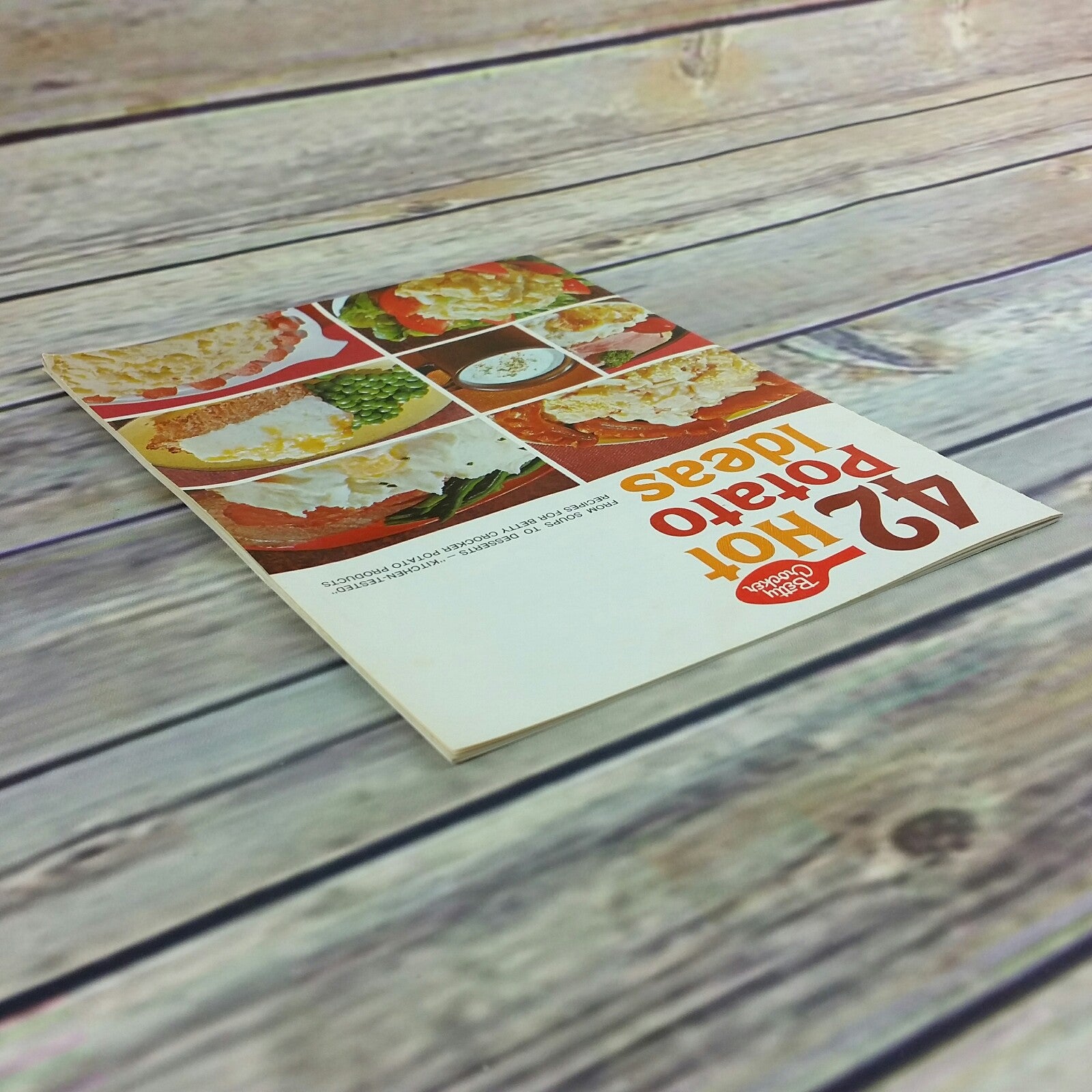 Vintage Cookbook 42 Hot Potato Ideas Betty Crocker Booklet 1970 - At Grandma's Table