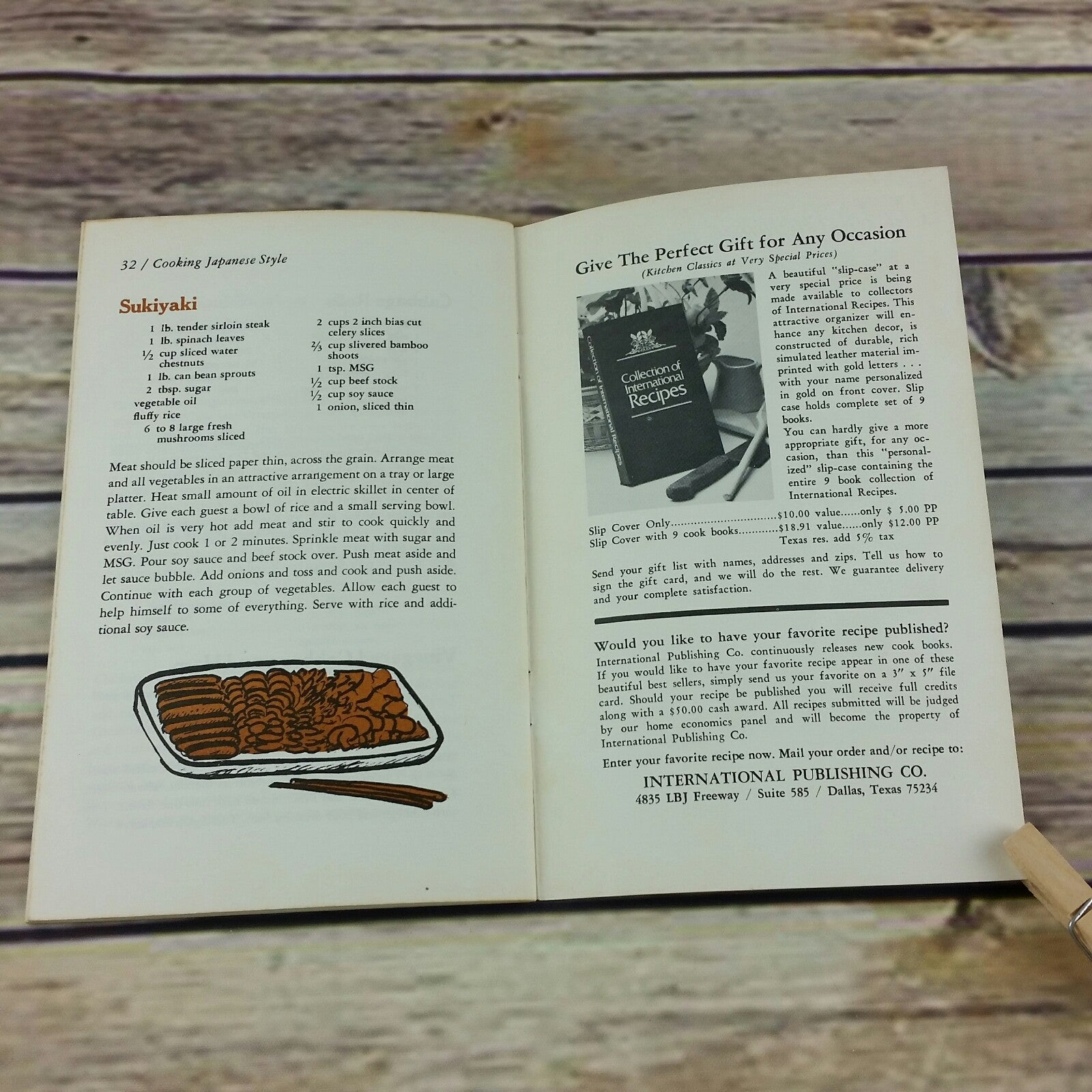 Vintage Cookbook Cooking Japanese Style 1979 International Publishing - At Grandma's Table