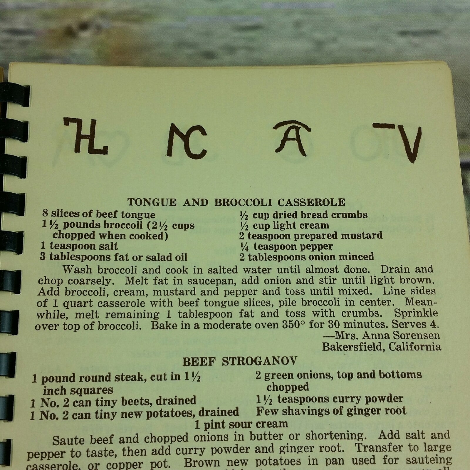 Vintage California Cookbook Redwood City Recipes Kern County Cow Belles 1970s - At Grandma's Table