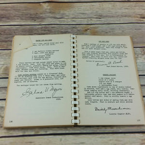 Vintage California Cookbook Order of the Eastern Star Food From the Stars 1950 - At Grandma's Table