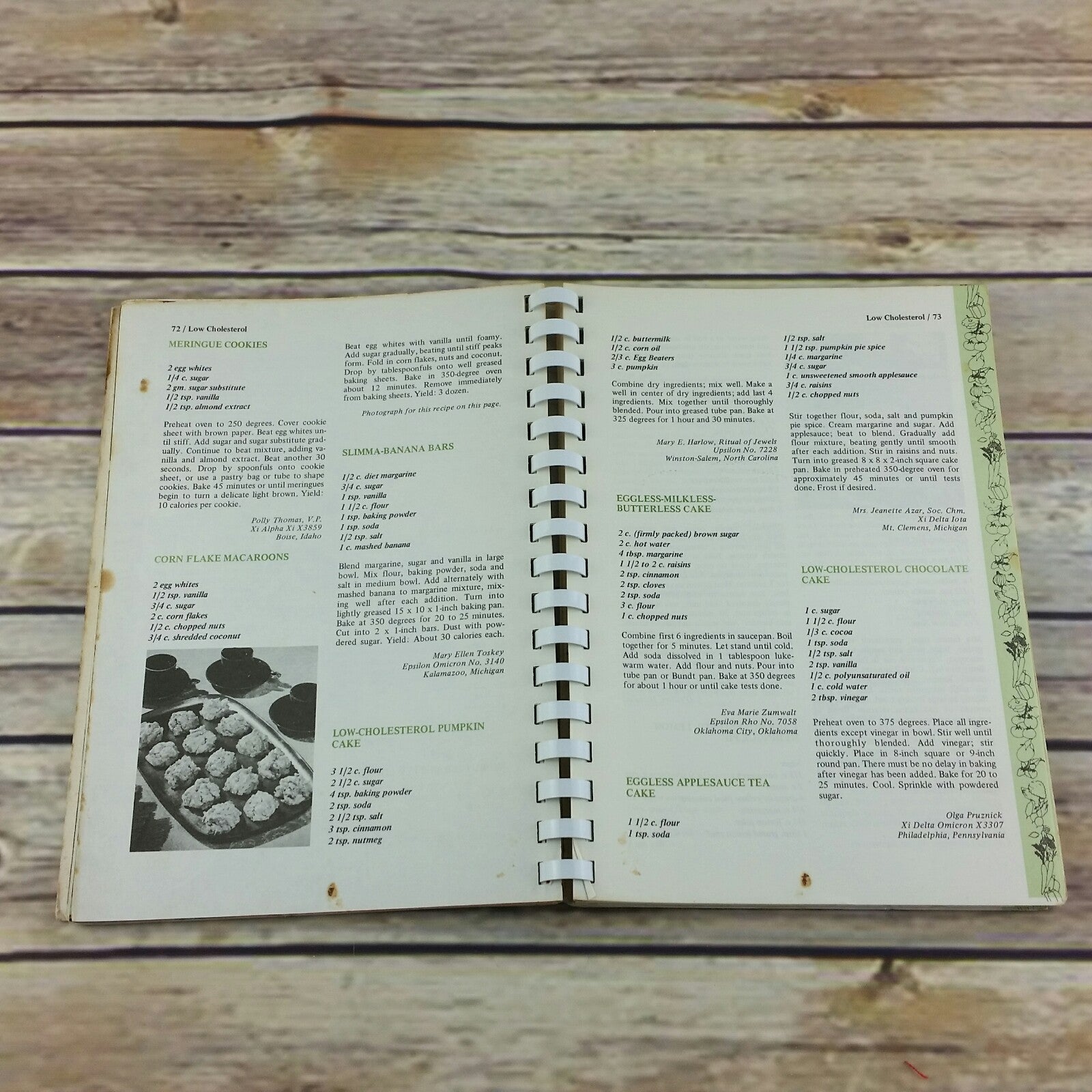 Vintage Sorority Cookbook Dieting to Stay Healthy Beta Sigma Phi International 1977 Favorite Recipes - At Grandma's Table