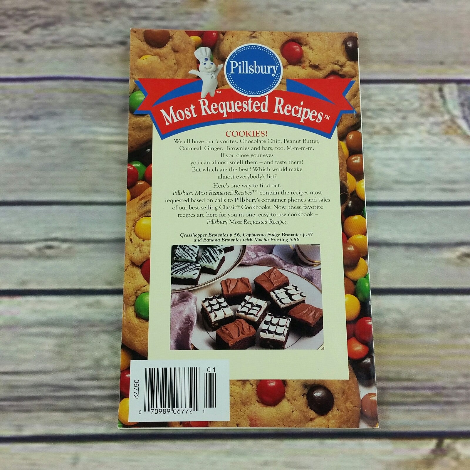 Vintage Pillsbury Cookbook Cookies Most Requested Recipes 1993 Paperback Booklet - At Grandma's Table