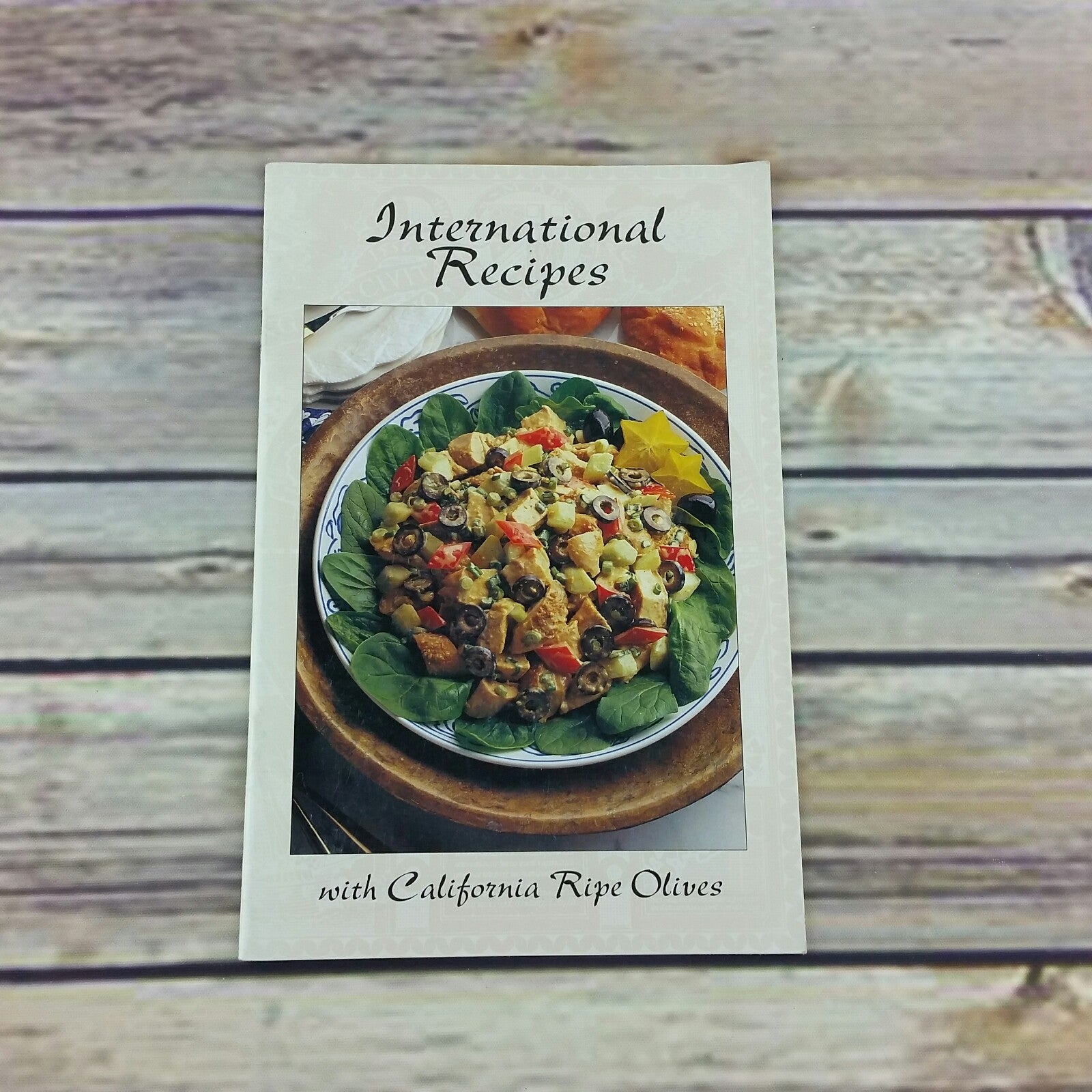 Vintage California Cookbook International Recipes with Olives 1994 Booklet - At Grandma's Table