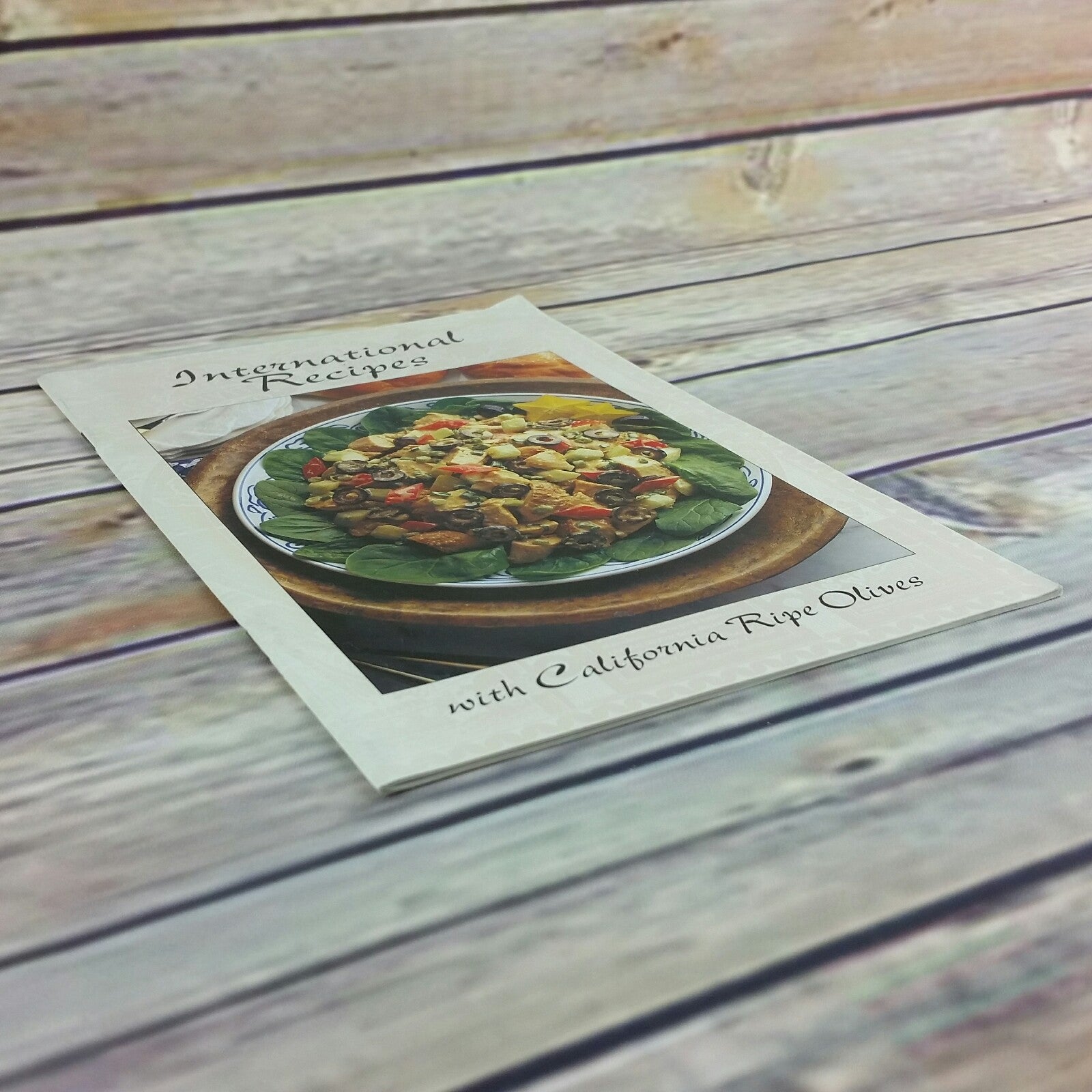 Vintage California Cookbook International Recipes with Olives 1994 Booklet - At Grandma's Table