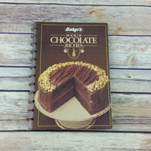 Load image into Gallery viewer, Vintage Cookbook Bakers Book of Chocolate Riches Recipes 1983 Hardcover Spiral Bound - At Grandma&#39;s Table