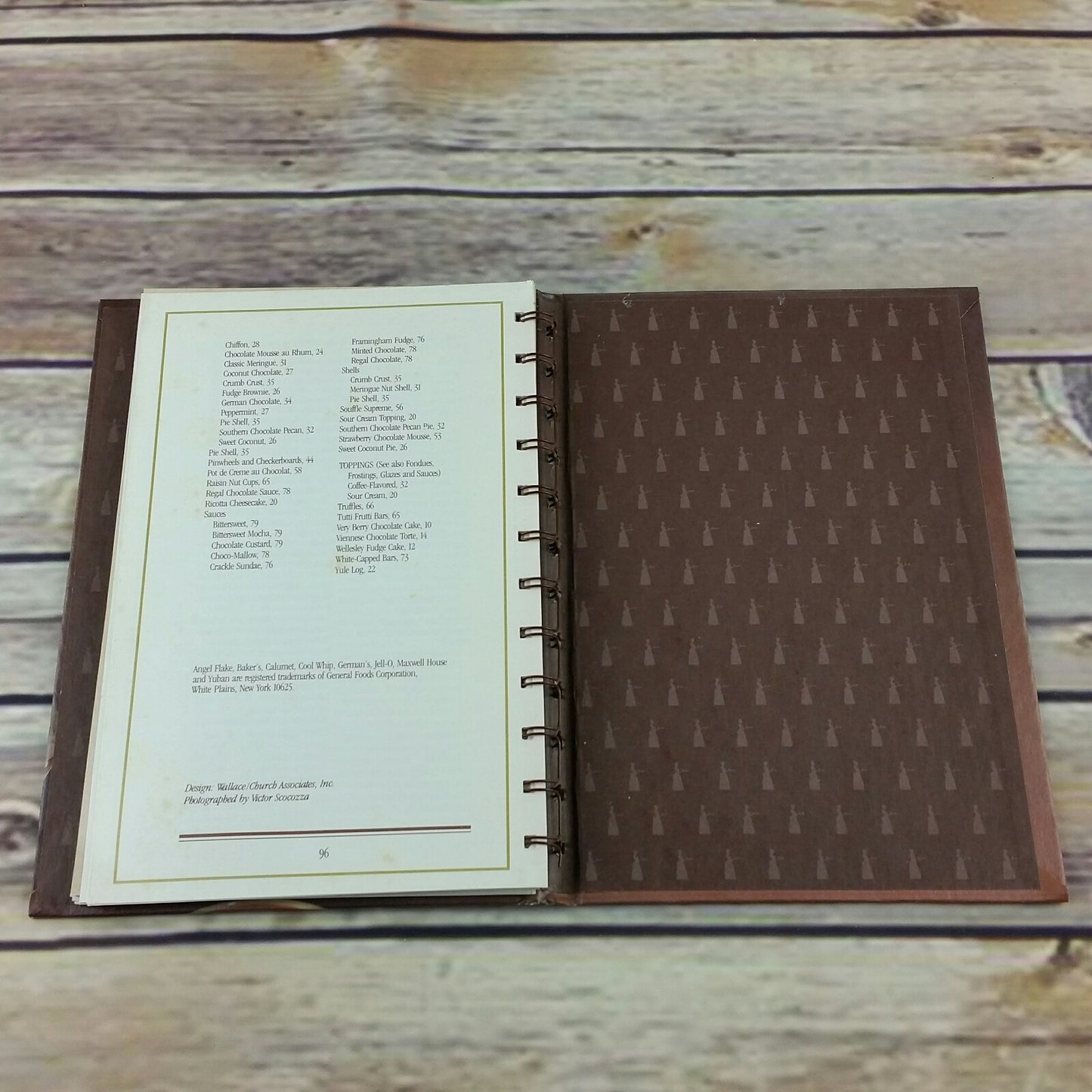 Vintage Cookbook Bakers Book of Chocolate Riches Recipes 1983 Hardcover Spiral Bound - At Grandma's Table