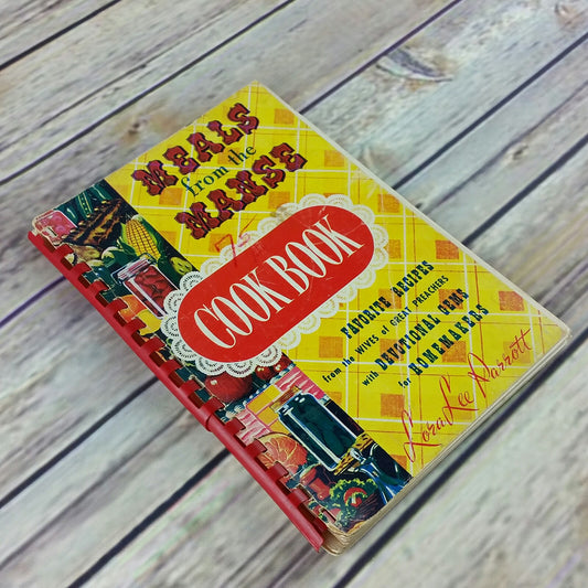 Vintage Cookbook Meals from the Manse Great Preachers Wives Recipes 1970 Spiral Bound - At Grandma's Table