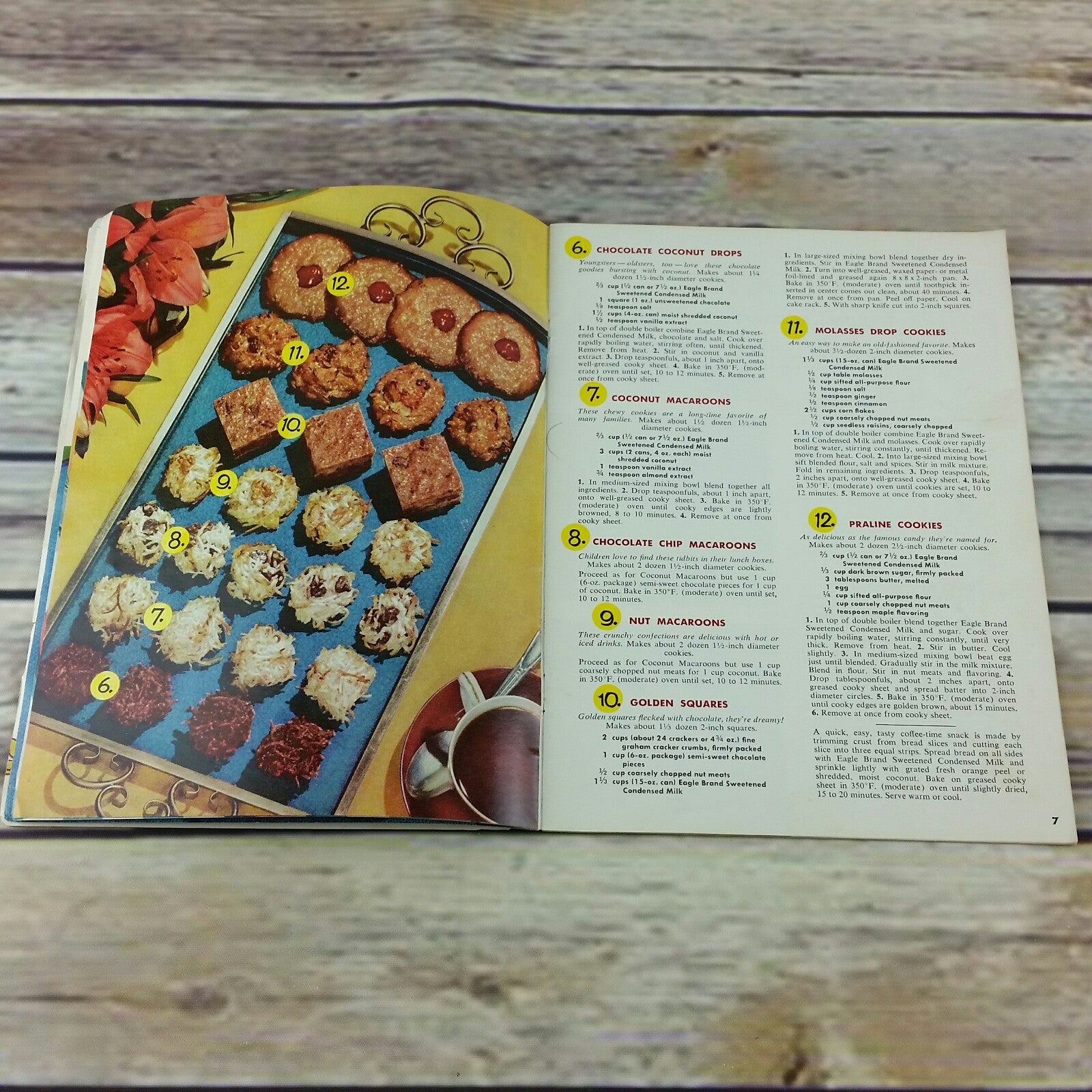 Vintage Cookbook Bordens Eagle Brand 70 Magic Recipes 1968 Promo Booklet 1960s - At Grandma's Table
