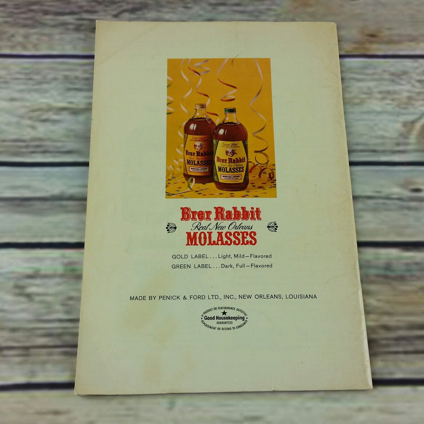 Vintage Party Cookbook Brer Rabbit Molasses Promo Recipes 1964 Ads Booklet Advertising - At Grandma's Table