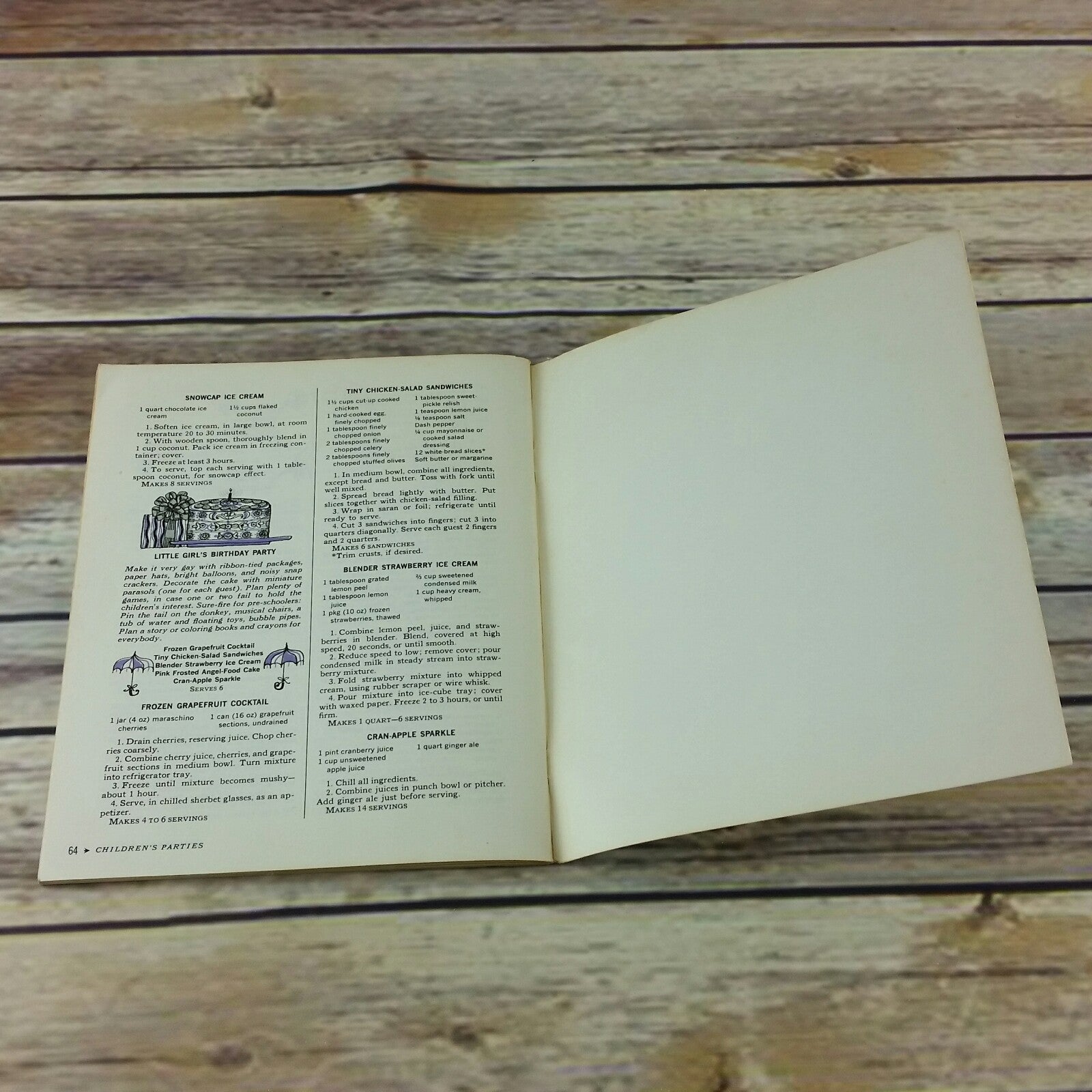 Vintage Cookbook McCalls Do Ahead Party Book Recipes Menus 1972 - At Grandma's Table