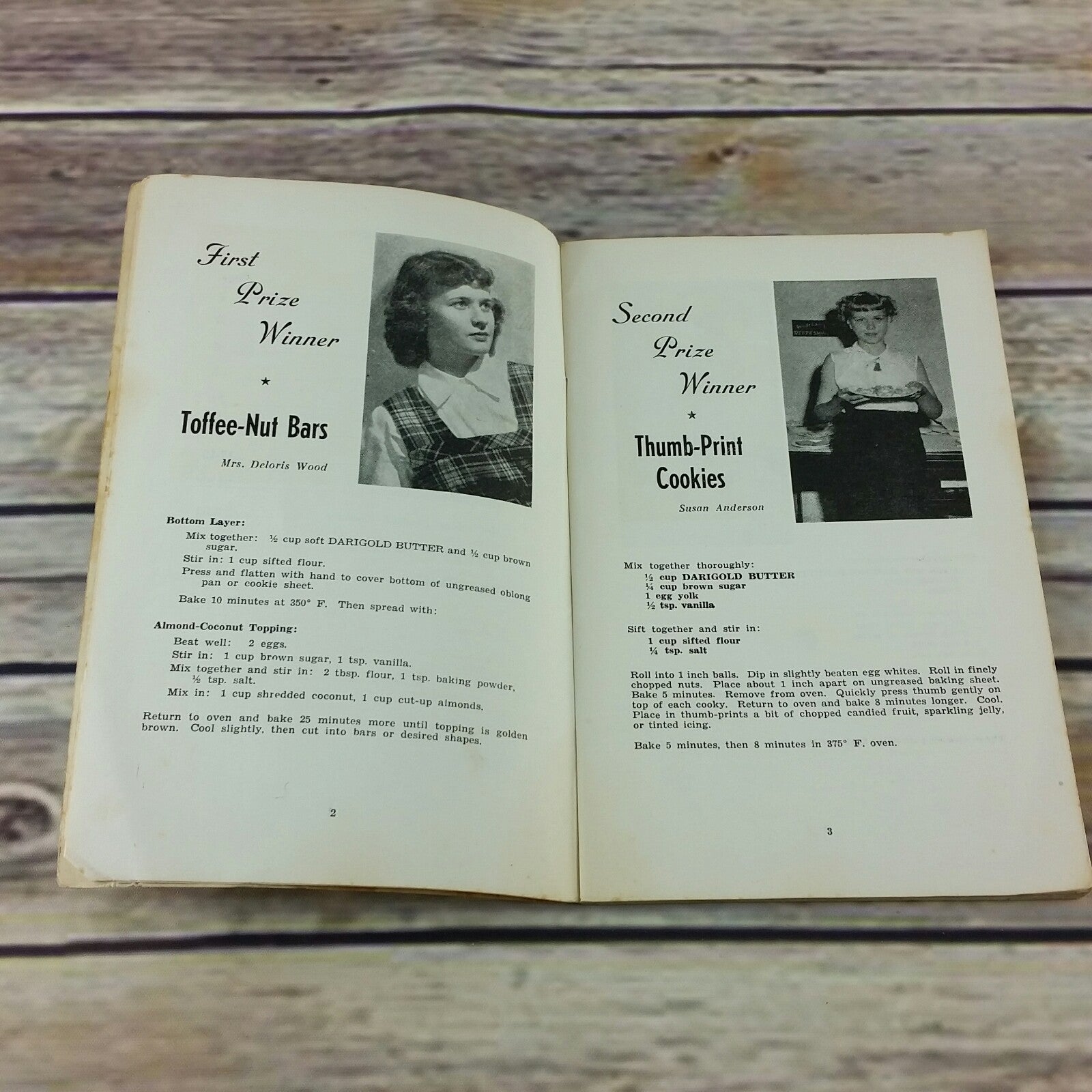 Vintage Darigold Cookbook Cookie Book Recipes 1950s Whatcom County Dairymen - At Grandma's Table