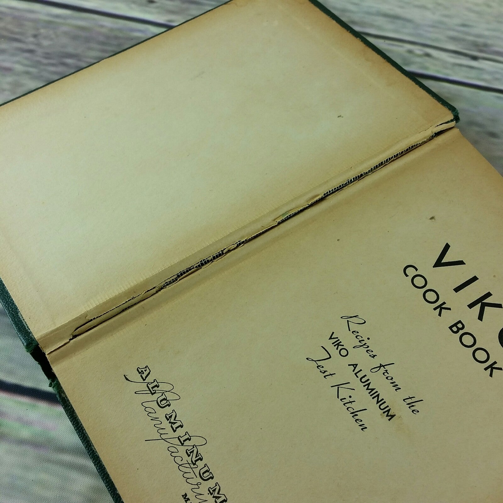 Vintage Cookbook Viko Aluminum Goods Mfg Test Kitchen 1936 Hardcover - At Grandma's Table