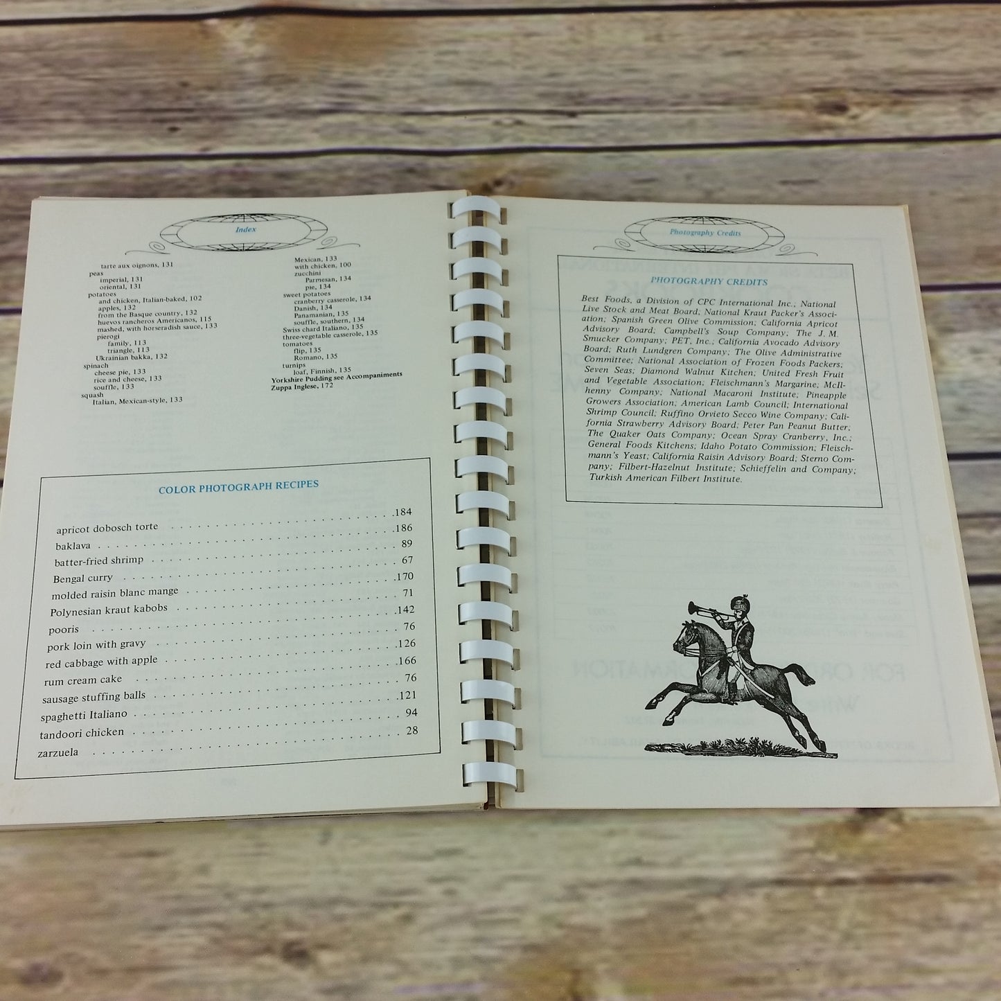Vintage Sorority Cookbook Beta Sigma Phi Recipes from the World 1968 Spiral Bound - At Grandma's Table
