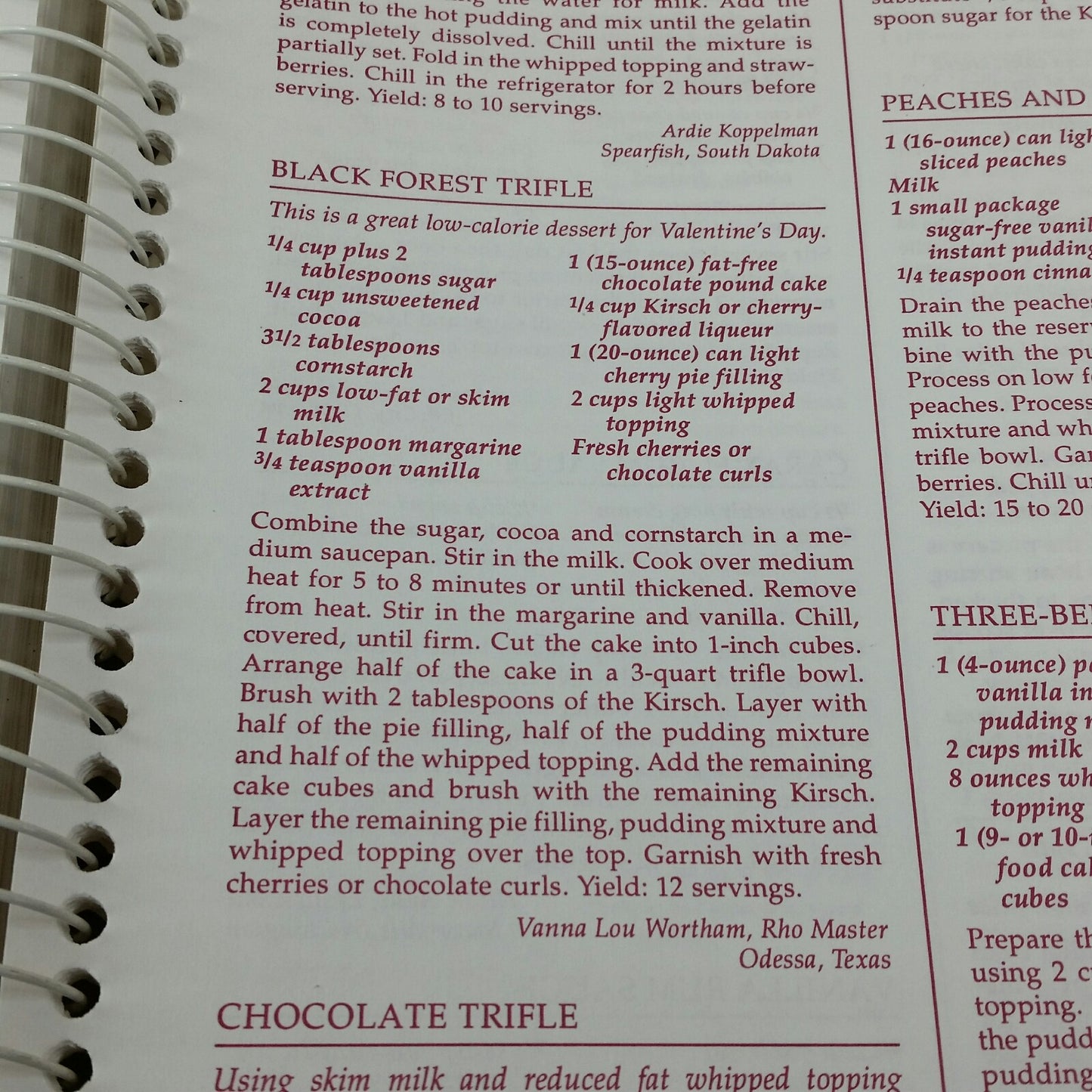 Vintage Sorority Cookbook Beta Sigma Phi Lets Party 1946 Spiral Bound Favorite Recipes - At Grandma's Table