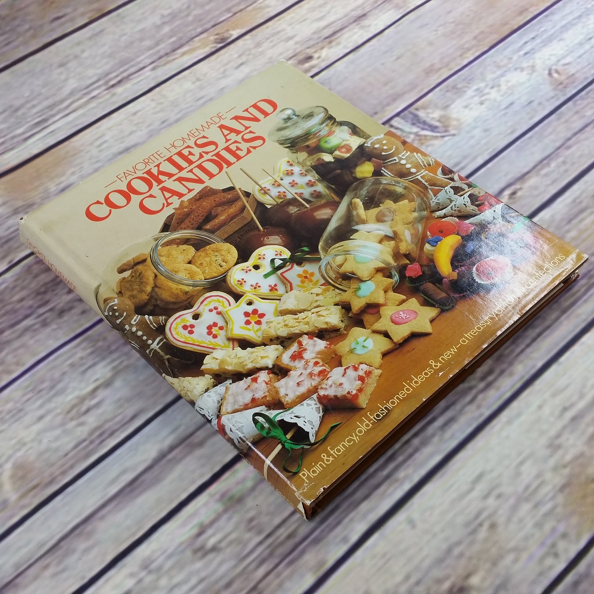 Vintage Cookbook Favorite Homemade Cookies and Candies Recipes 1982 Hardcover - At Grandma's Table