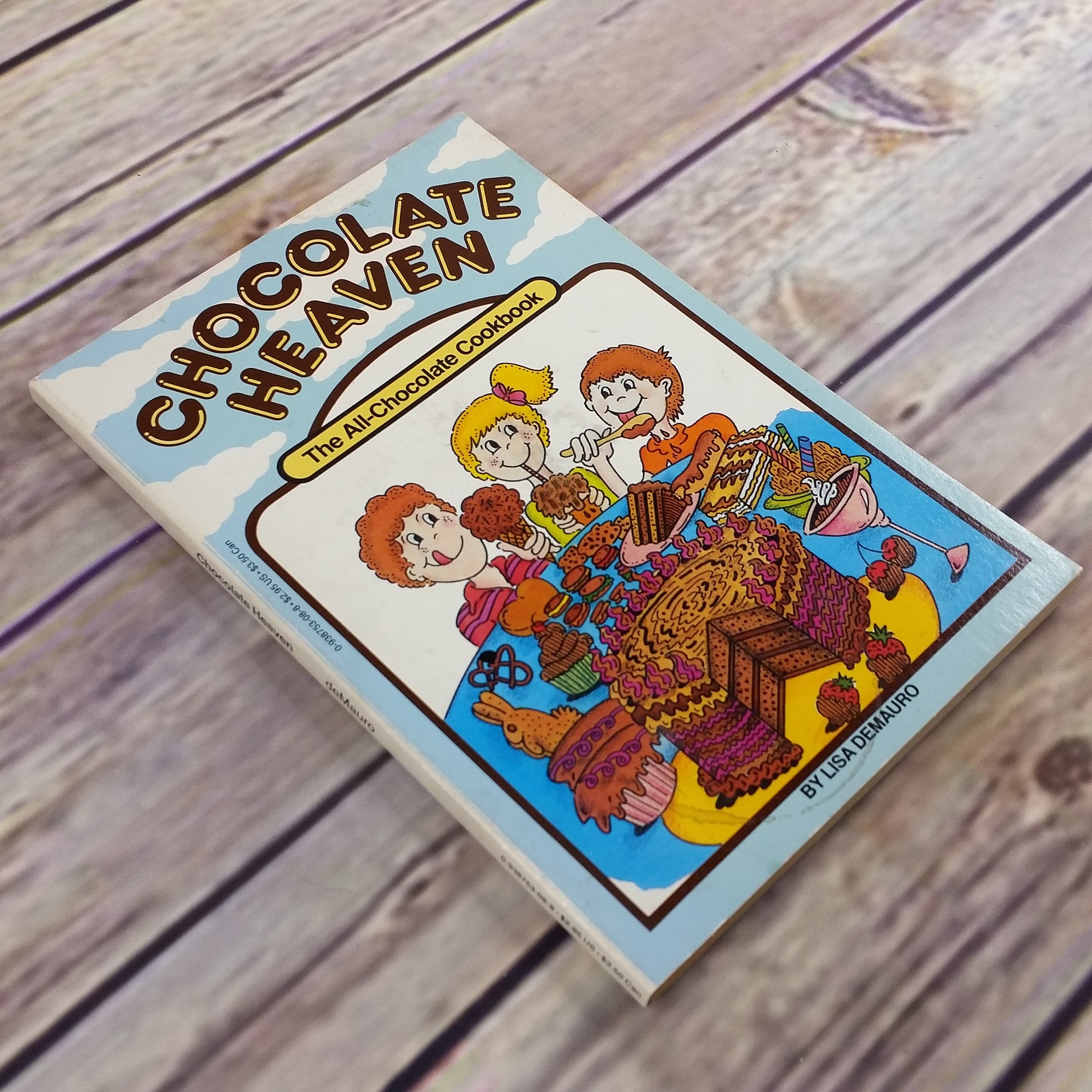Vintage Cookbook Chocolate Heaven Kids All Chocolate Recipes Children 1987 First Print Lisa Demauro - At Grandma's Table