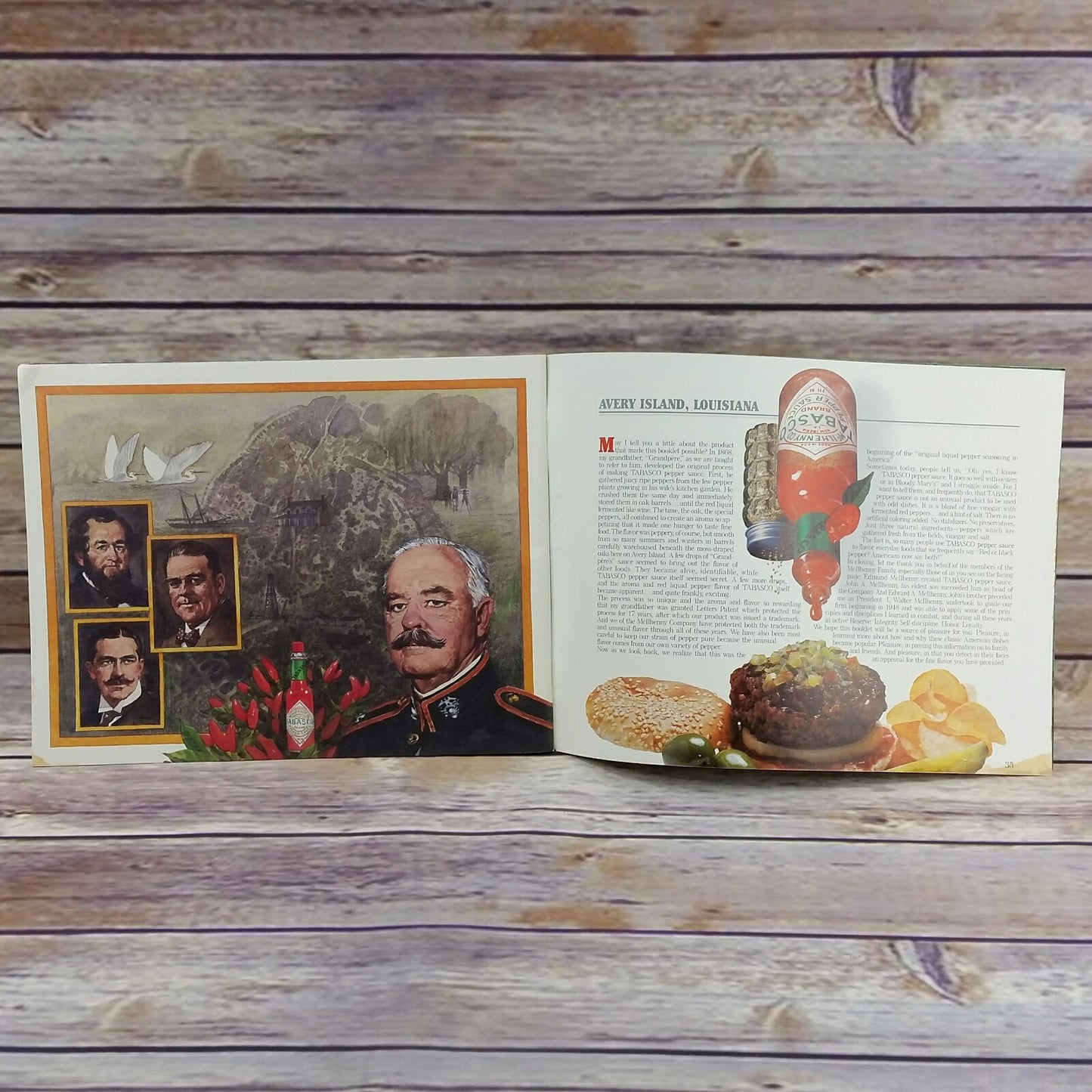 Vintage Kids Cookbook 16 Classic American Recipes 1984 Tabasco Promo Recipes Paperback - At Grandma's Table
